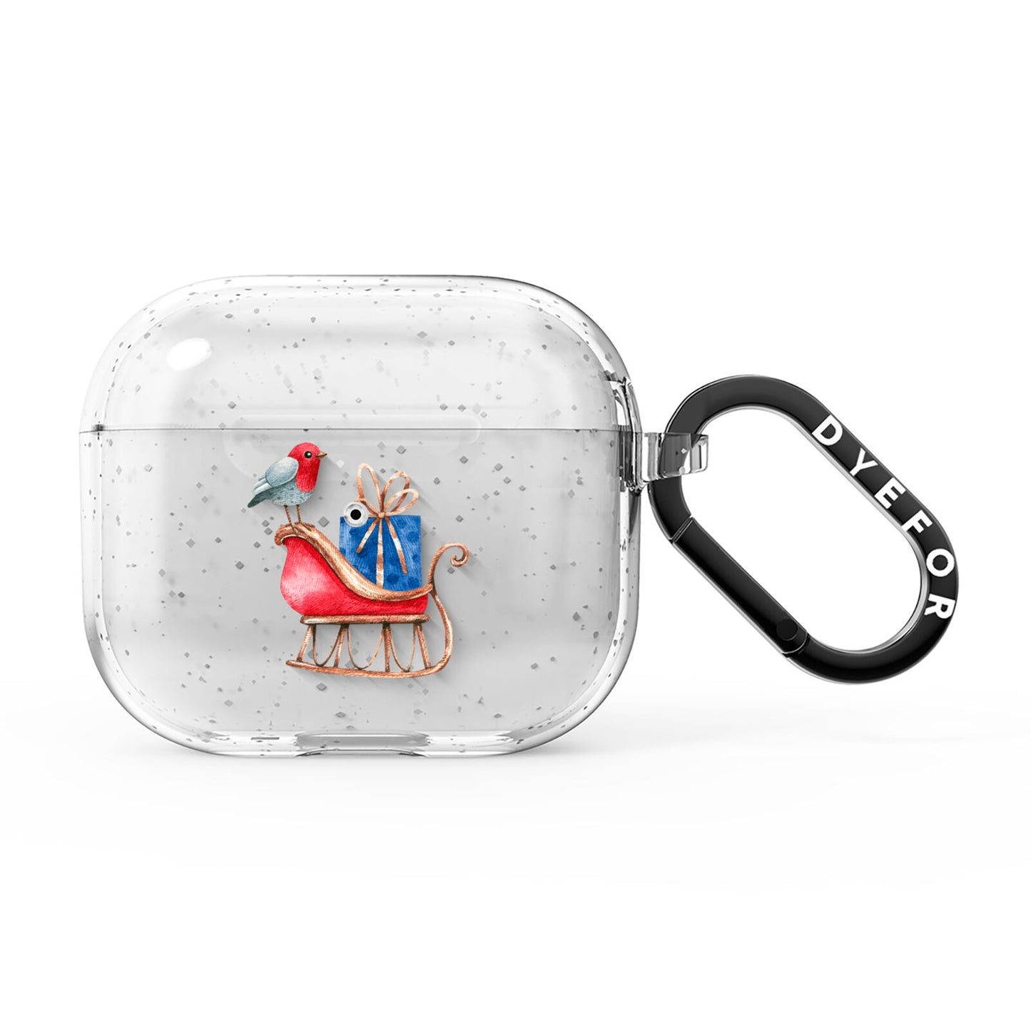 Santas Sleigh AirPods Glitter Case 3rd Gen