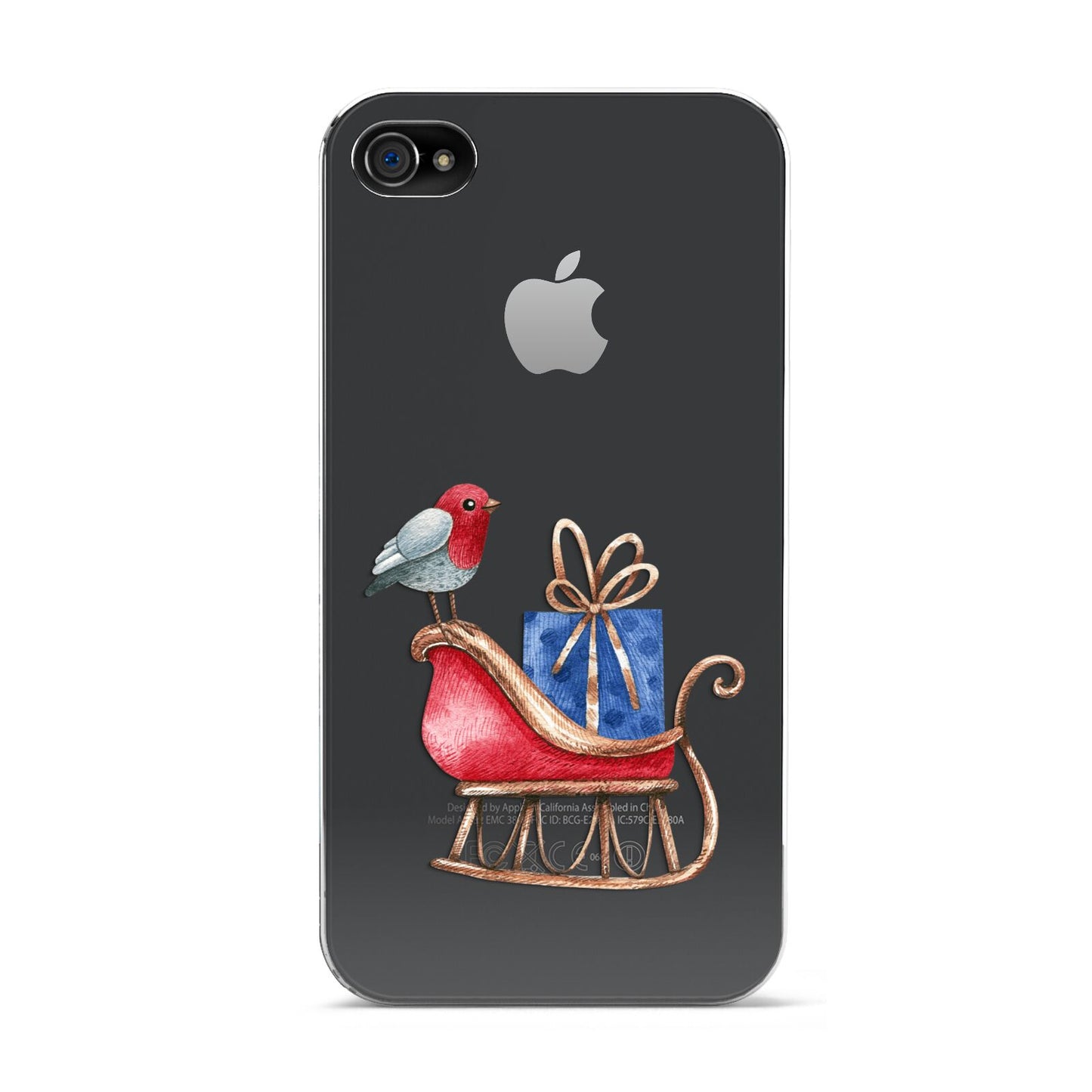 Santas Sleigh Apple iPhone 4s Case