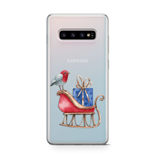 Santas Sleigh Protective Samsung Galaxy Case