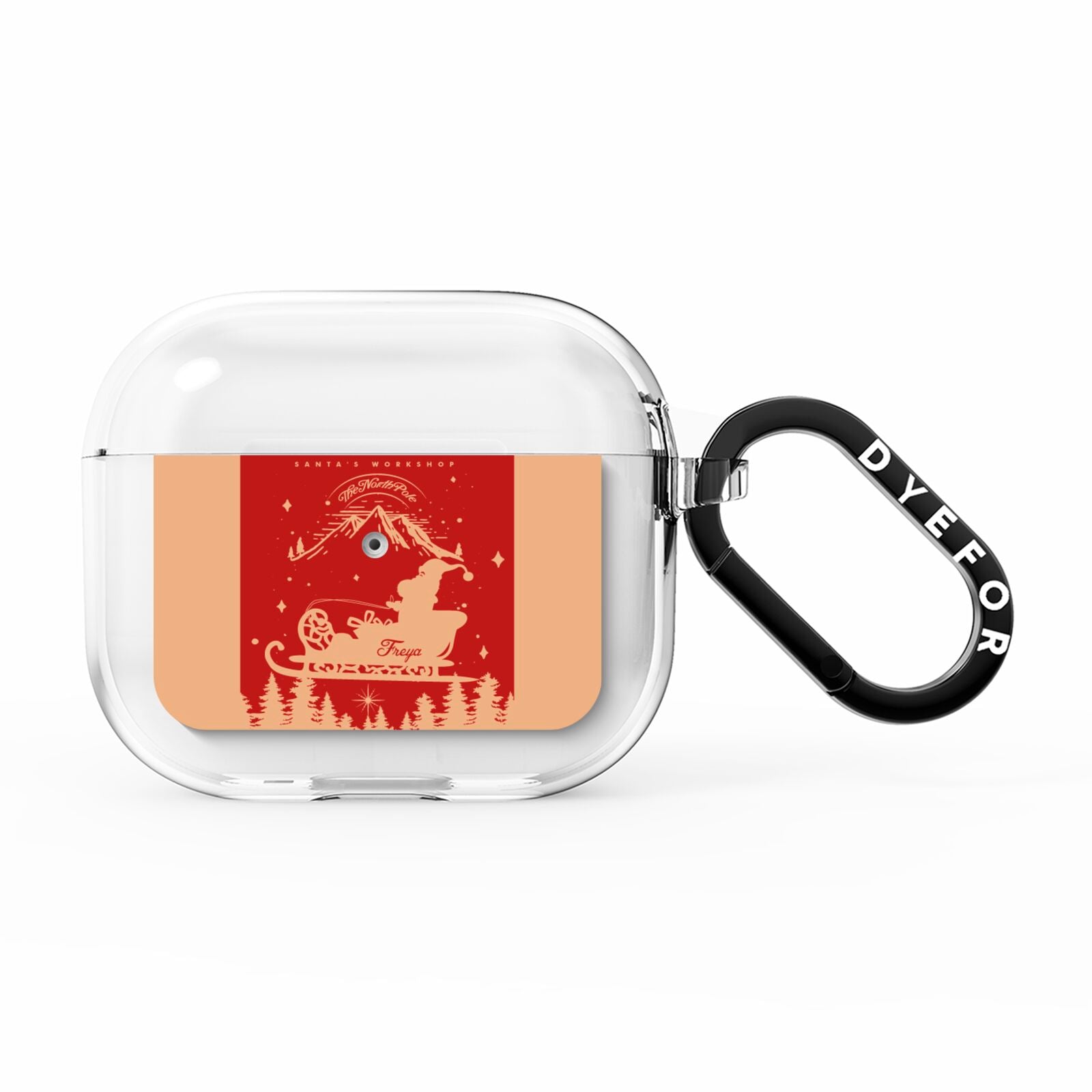 Santas Workshop Personalised AirPods Clear Case 3rd Gen