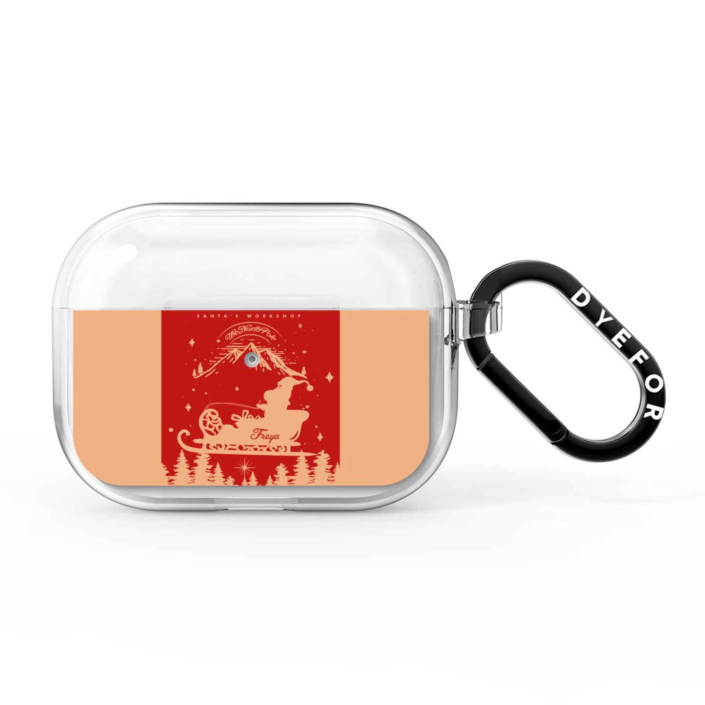 Santas Workshop Personalised AirPods Pro Clear Case