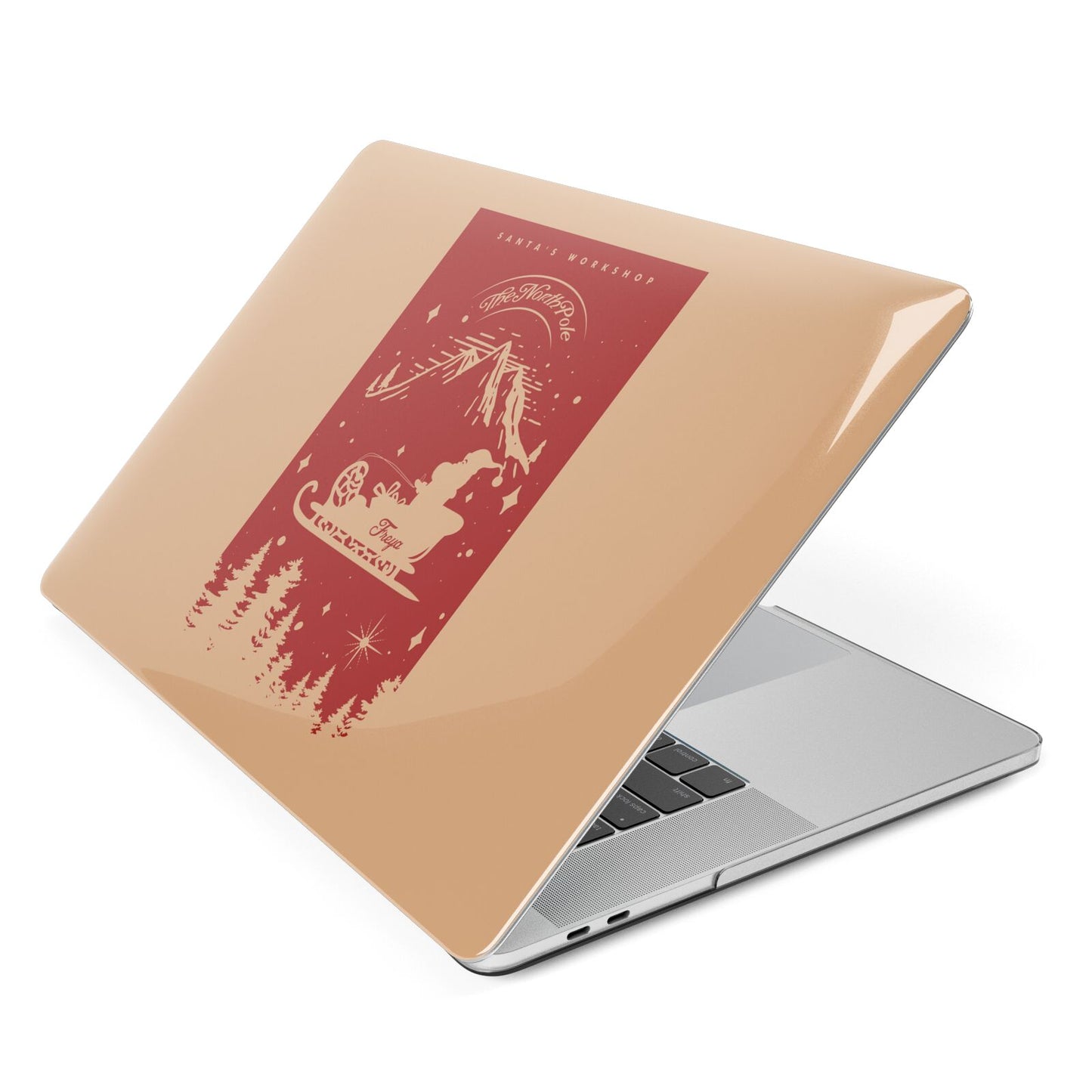 Santas Workshop Personalised Apple MacBook Case Side View