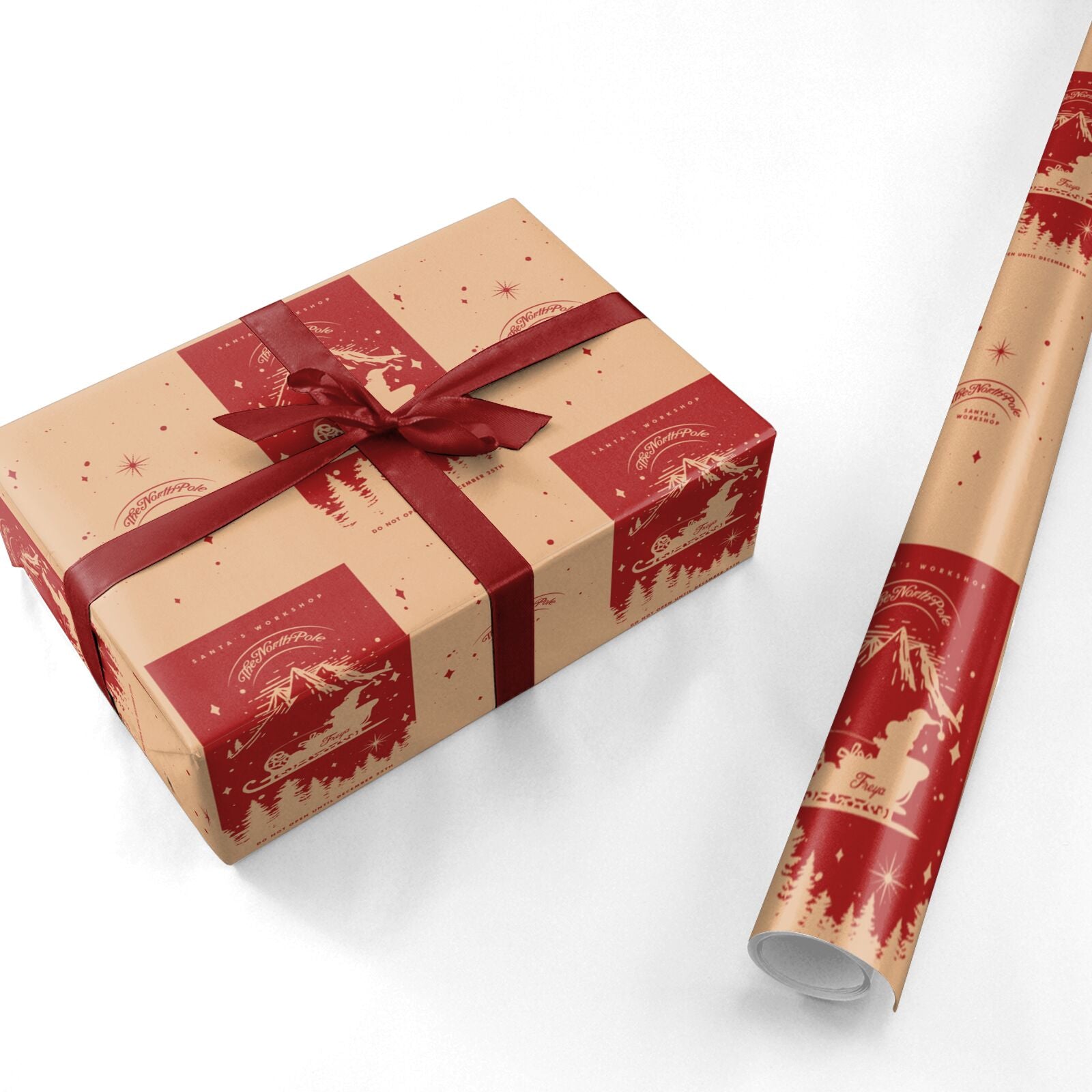 Santas Workshop Personalised Personalised Wrapping Paper