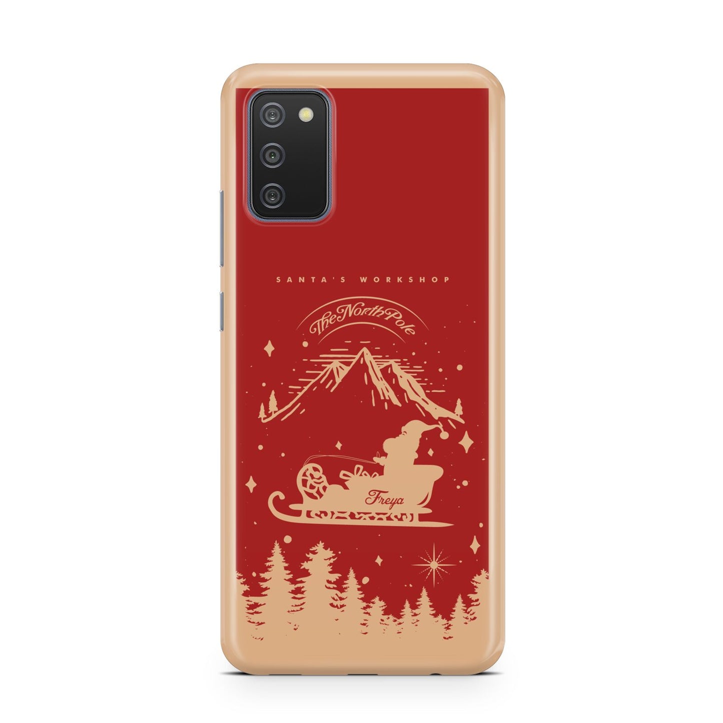 Santas Workshop Personalised Samsung A02s Case