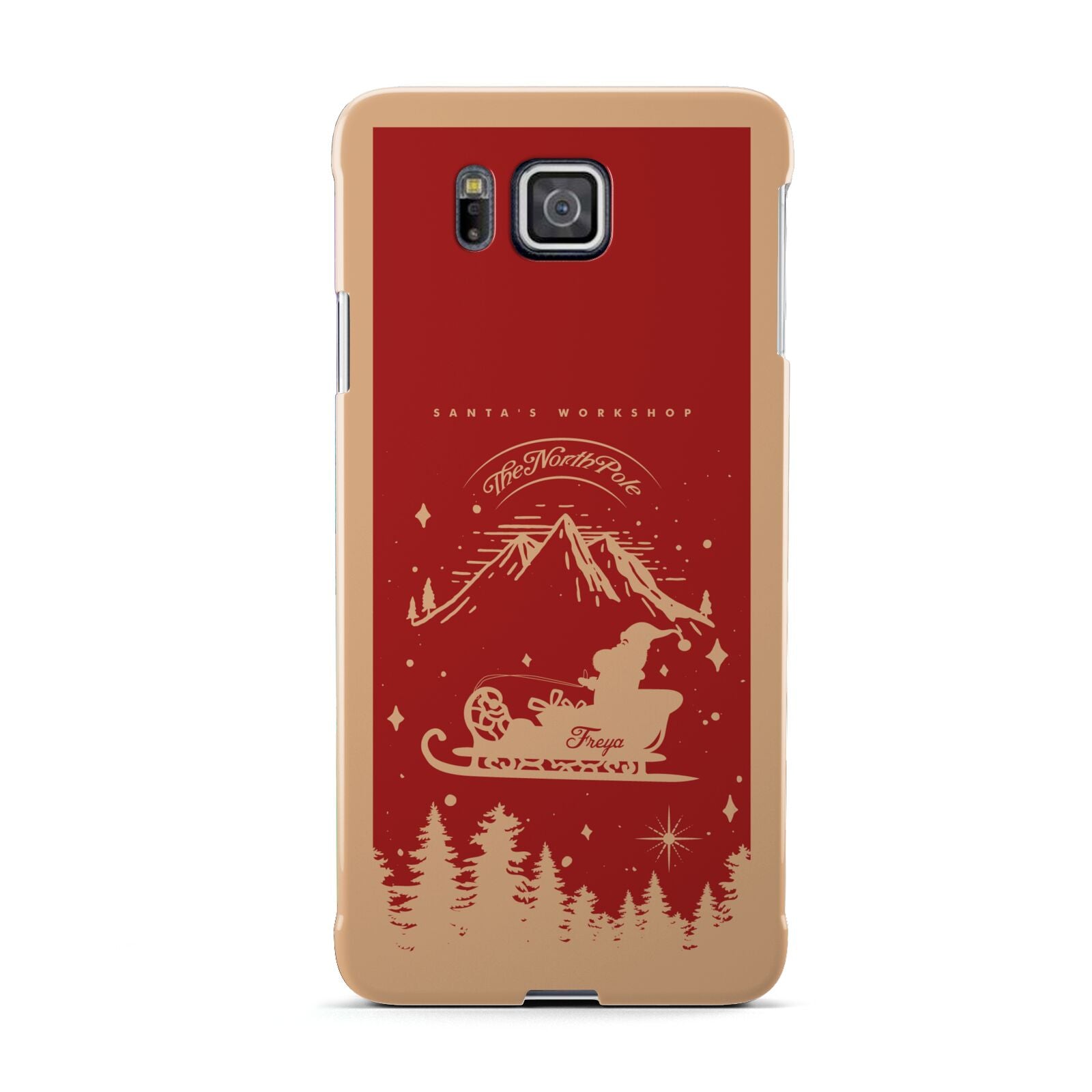 Santas Workshop Personalised Samsung Galaxy Alpha Case