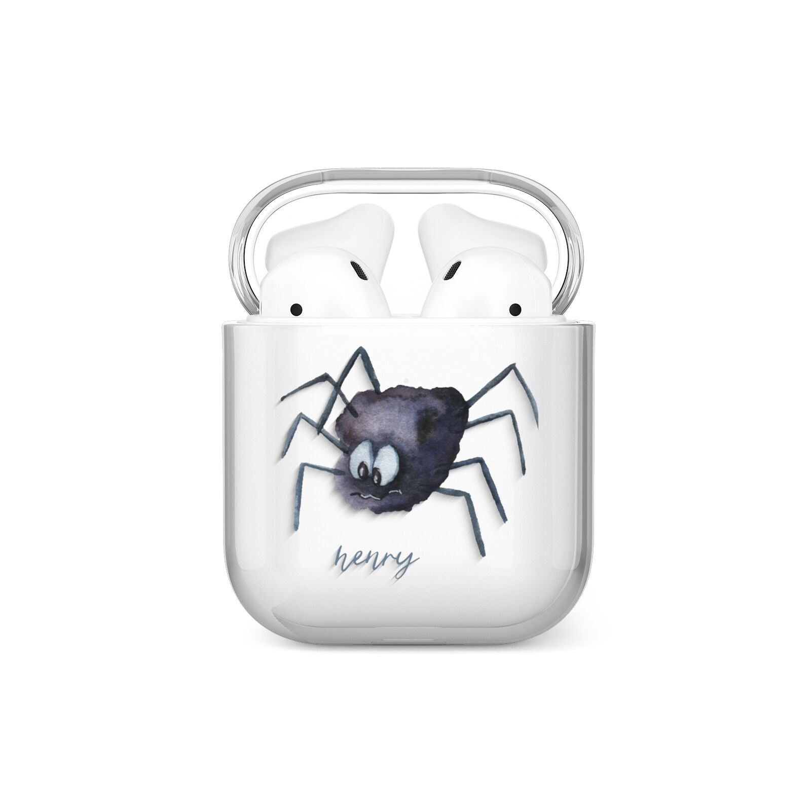 Scared Spider Personalised AirPods Case