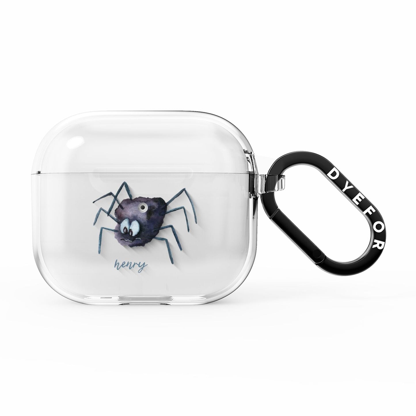 Scared Spider Personalised AirPods Clear Case 3rd Gen