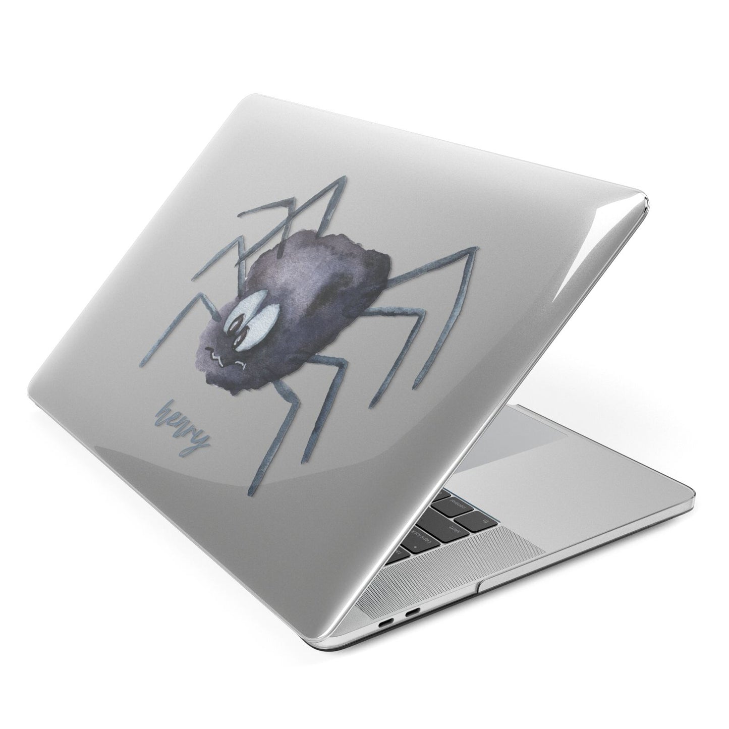 Scared Spider Personalised Apple MacBook Case Side View