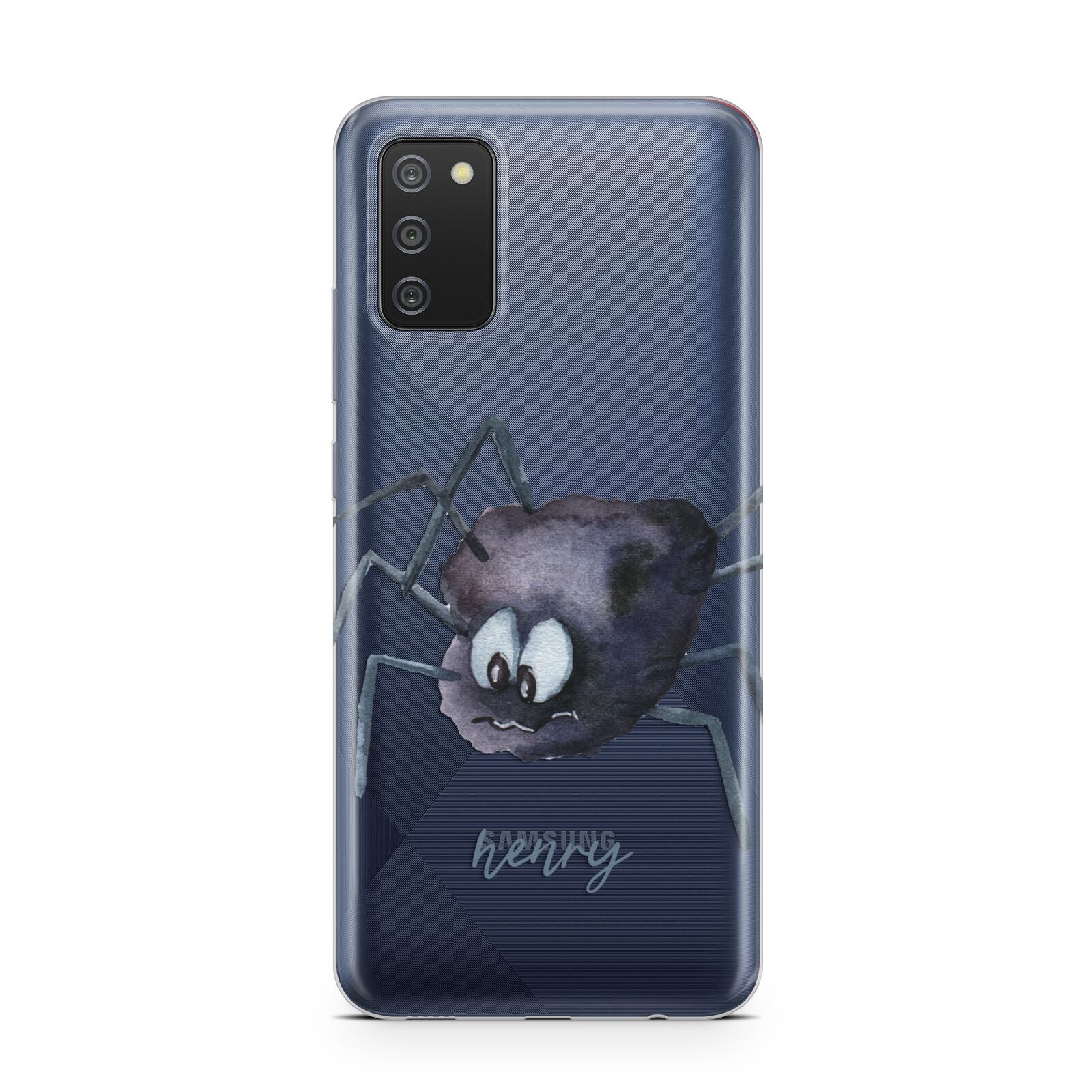 Scared Spider Personalised Samsung A02s Case