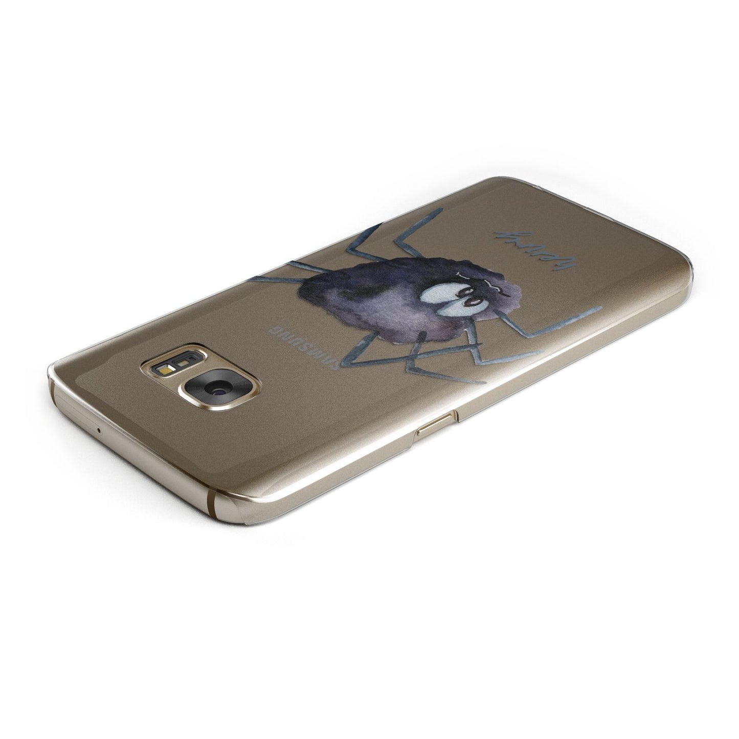 Scared Spider Personalised Samsung Galaxy Case Top Cutout