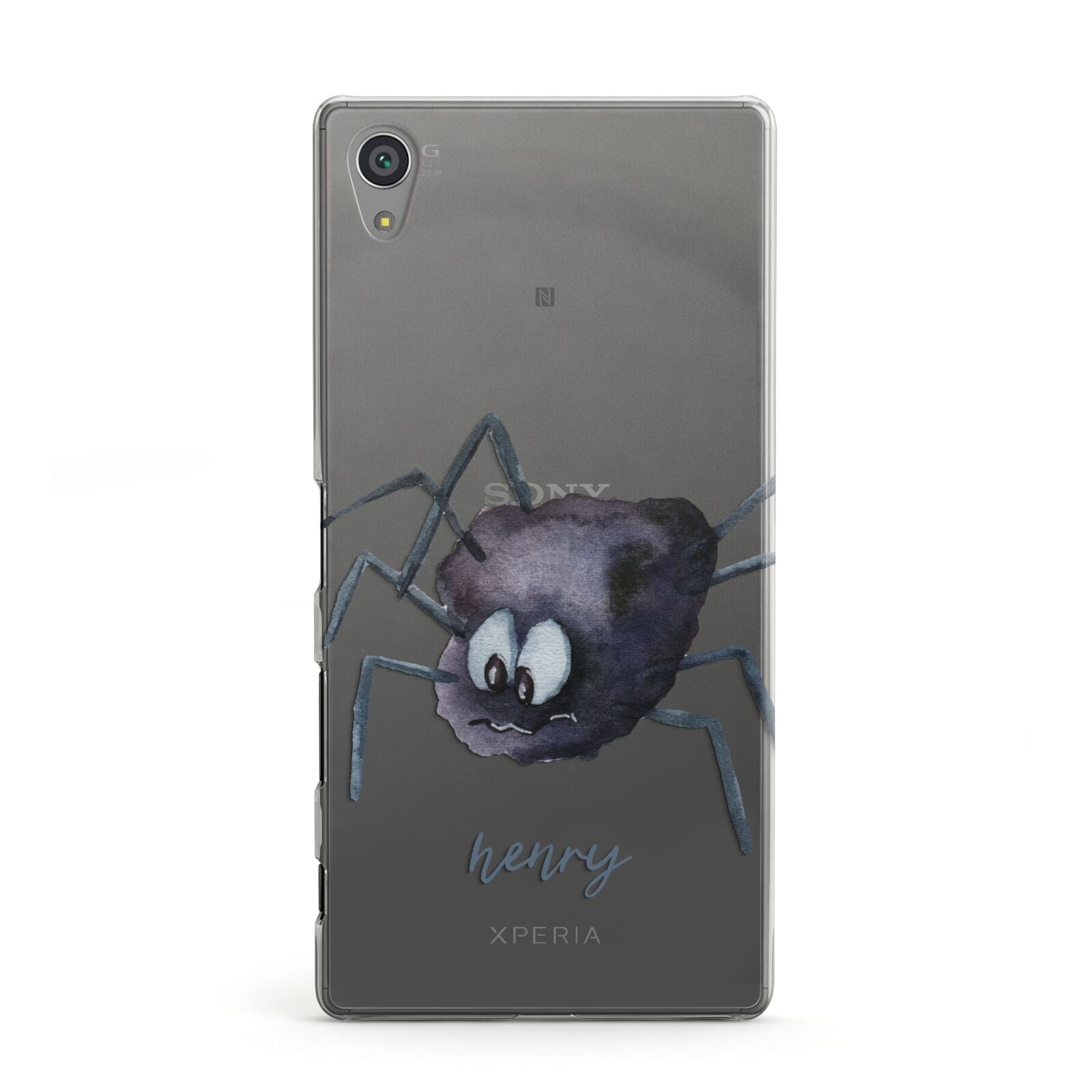 Scared Spider Personalised Sony Xperia Case