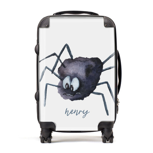 Scared Spider Personalised Suitcase