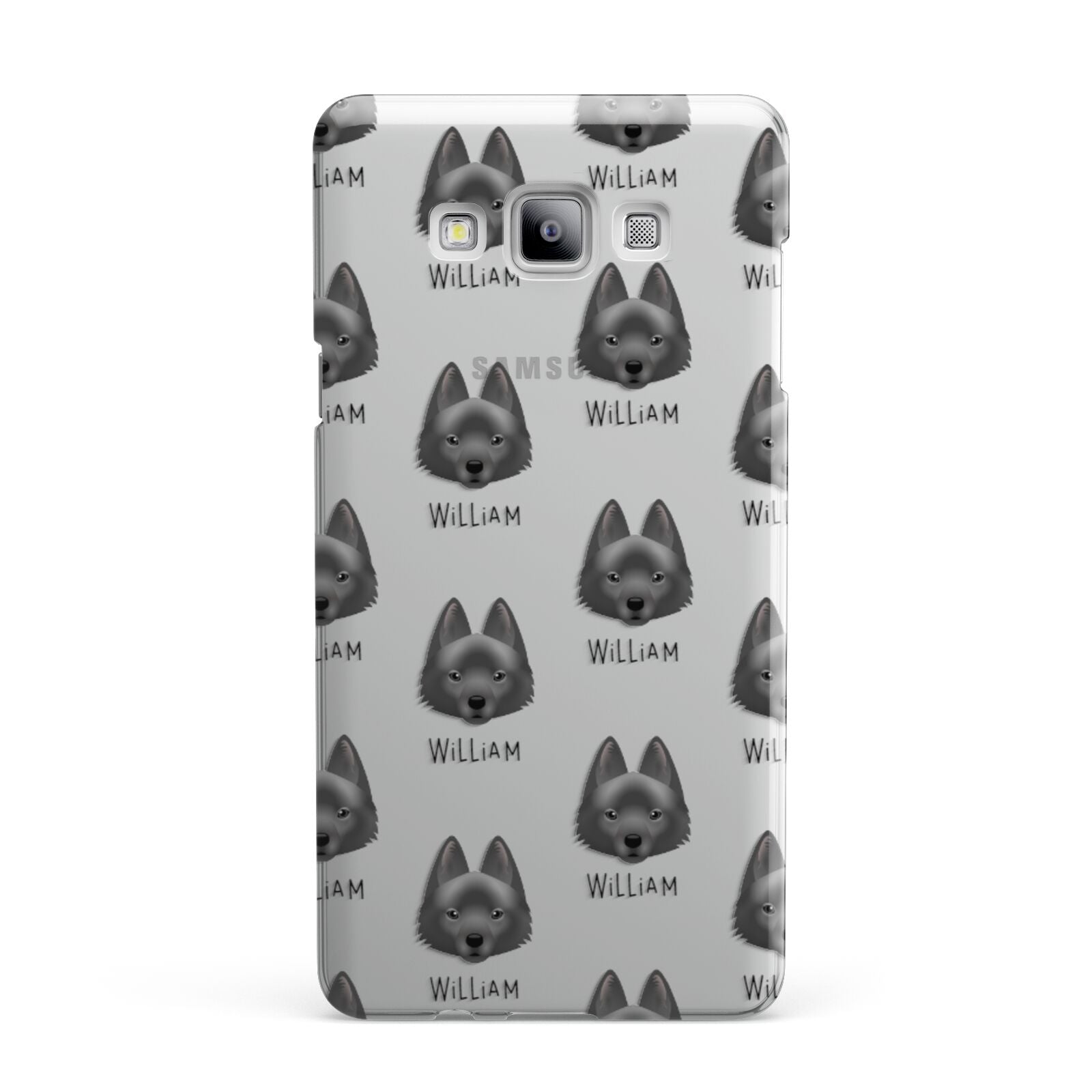 Schipperke Icon with Name Samsung Galaxy A7 2015 Case