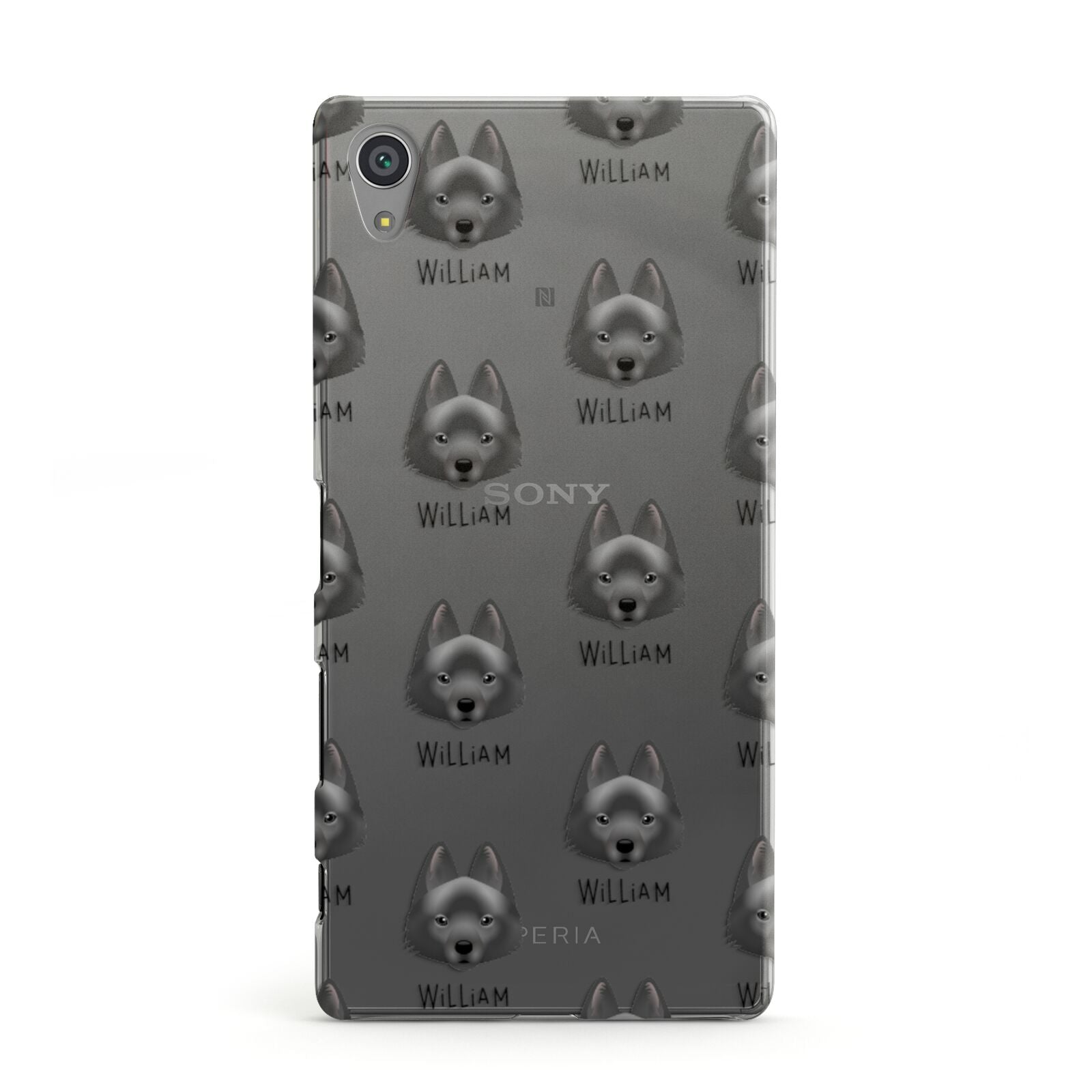 Schipperke Icon with Name Sony Xperia Case