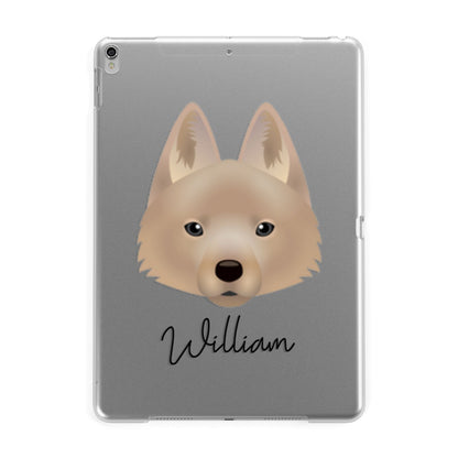 Schipperke Personalised Apple iPad Silver Case