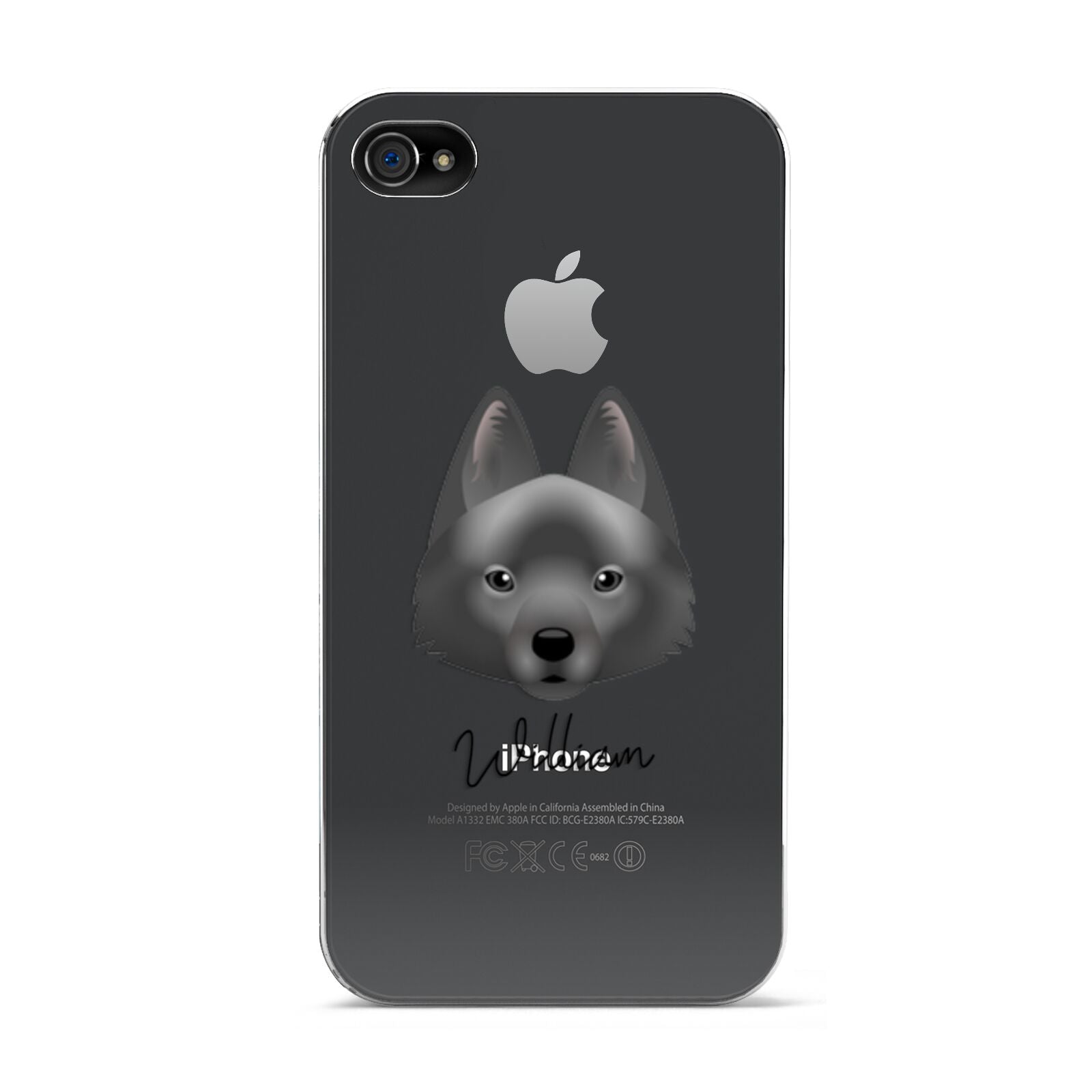 Schipperke Personalised Apple iPhone 4s Case