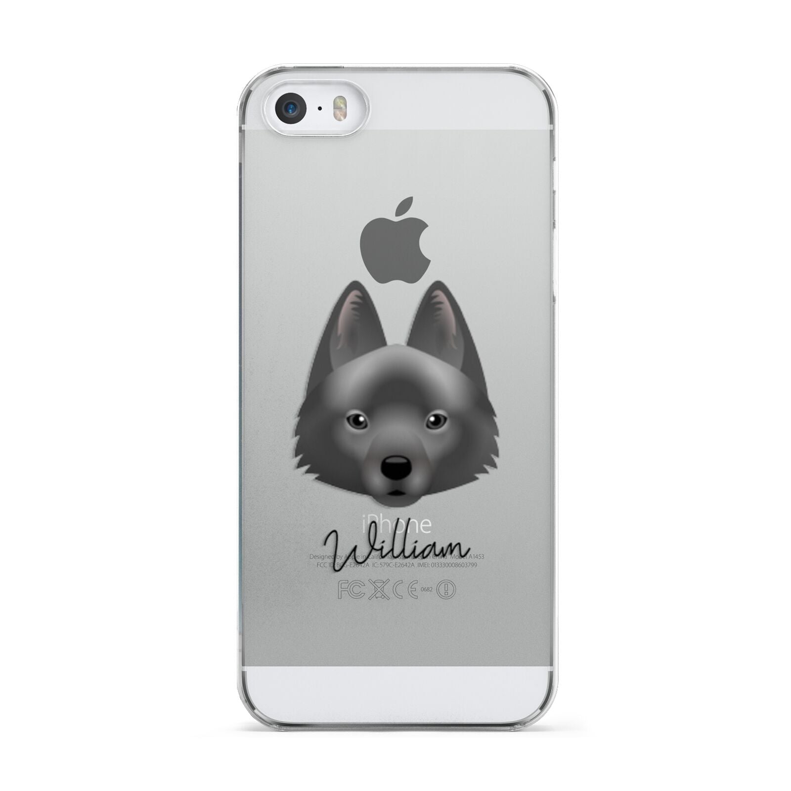 Schipperke Personalised Apple iPhone 5 Case