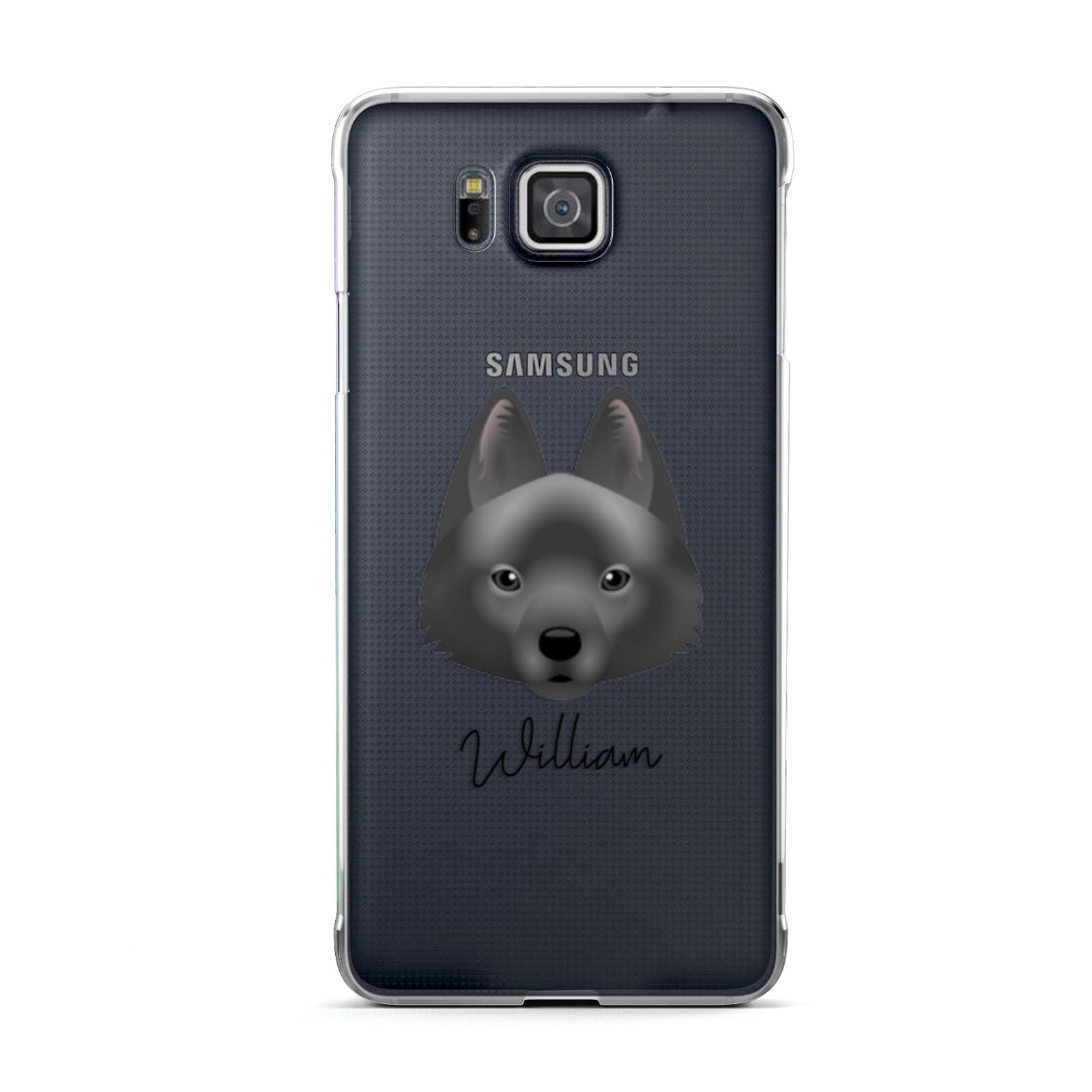 Schipperke Personalised Samsung Galaxy Alpha Case