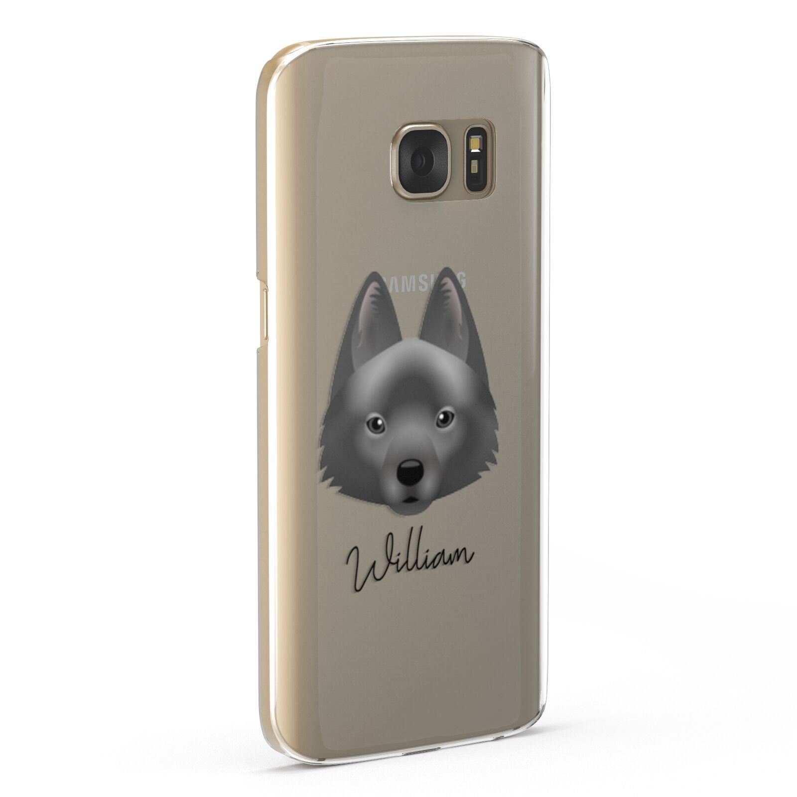 Schipperke Personalised Samsung Galaxy Case Fourty Five Degrees