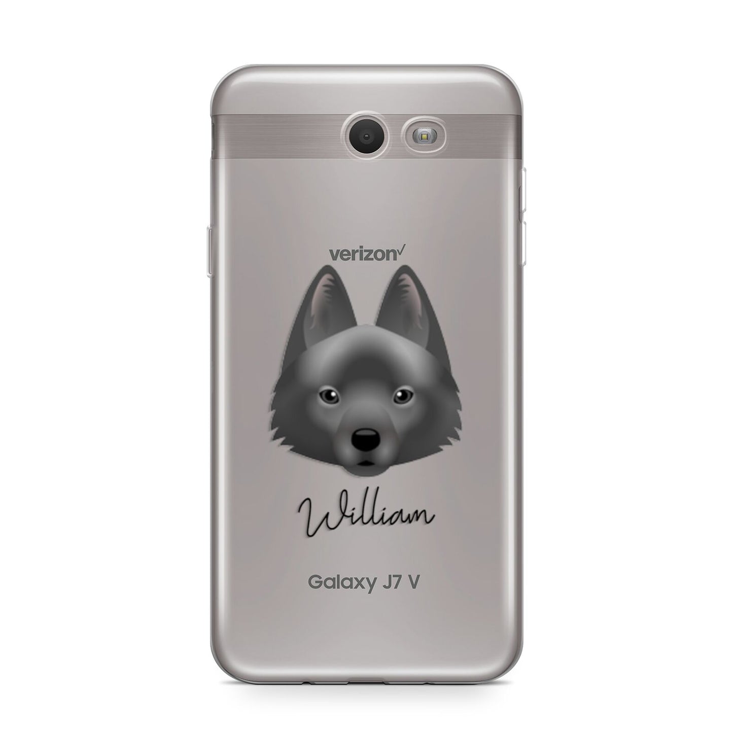 Schipperke Personalised Samsung Galaxy J7 2017 Case