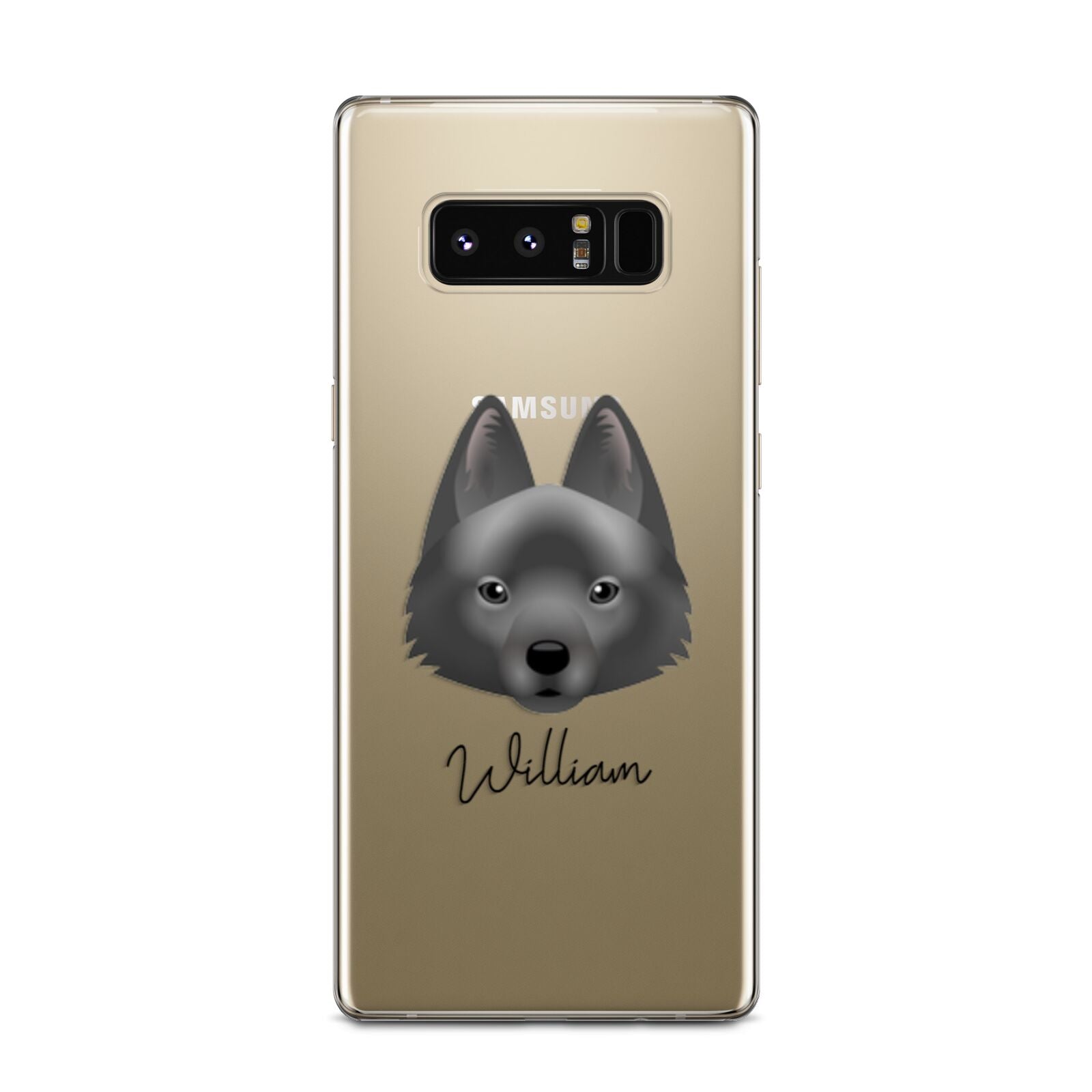 Schipperke Personalised Samsung Galaxy Note 8 Case