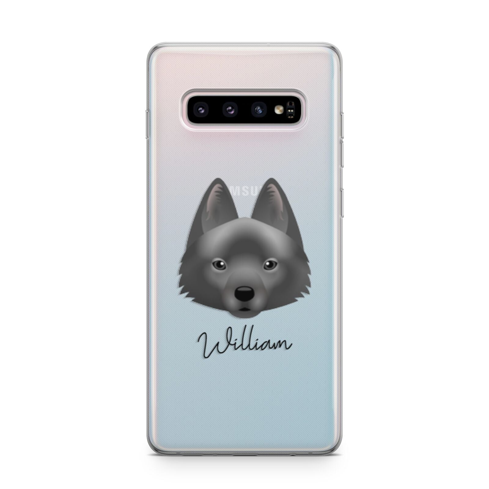 Schipperke Personalised Samsung Galaxy S10 Plus Case