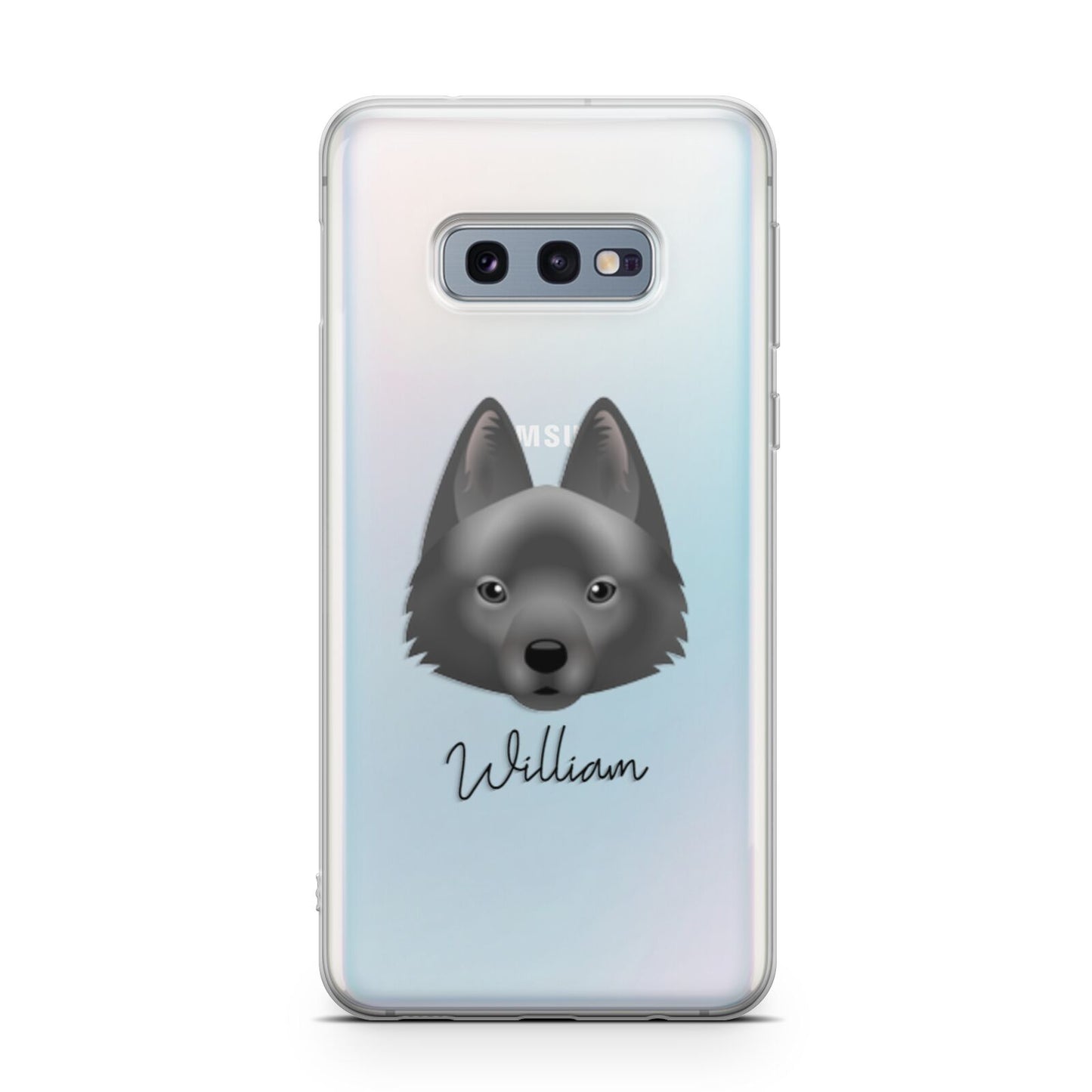 Schipperke Personalised Samsung Galaxy S10E Case