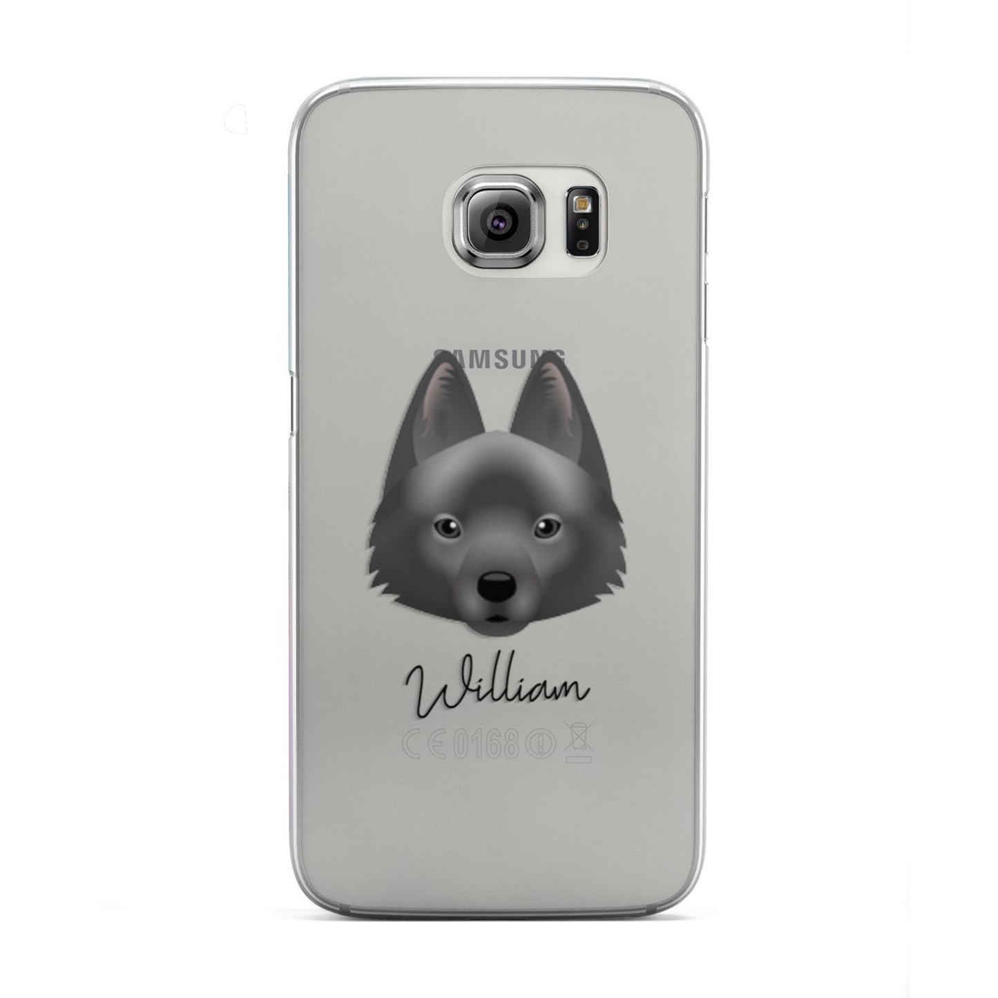 Schipperke Personalised Samsung Galaxy S6 Edge Case