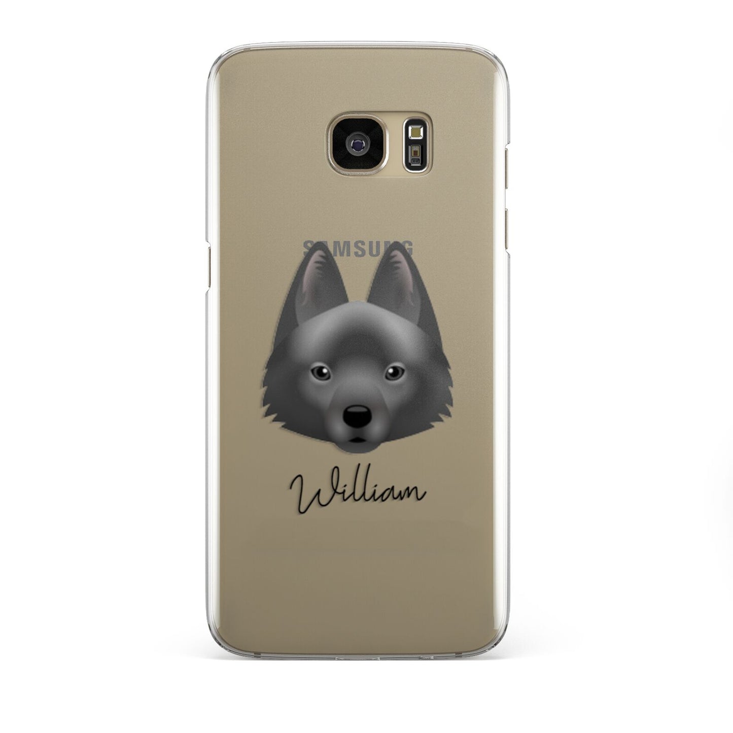 Schipperke Personalised Samsung Galaxy S7 Edge Case