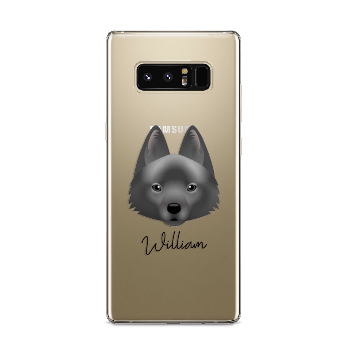 Schipperke Personalised Samsung Galaxy S8 Case