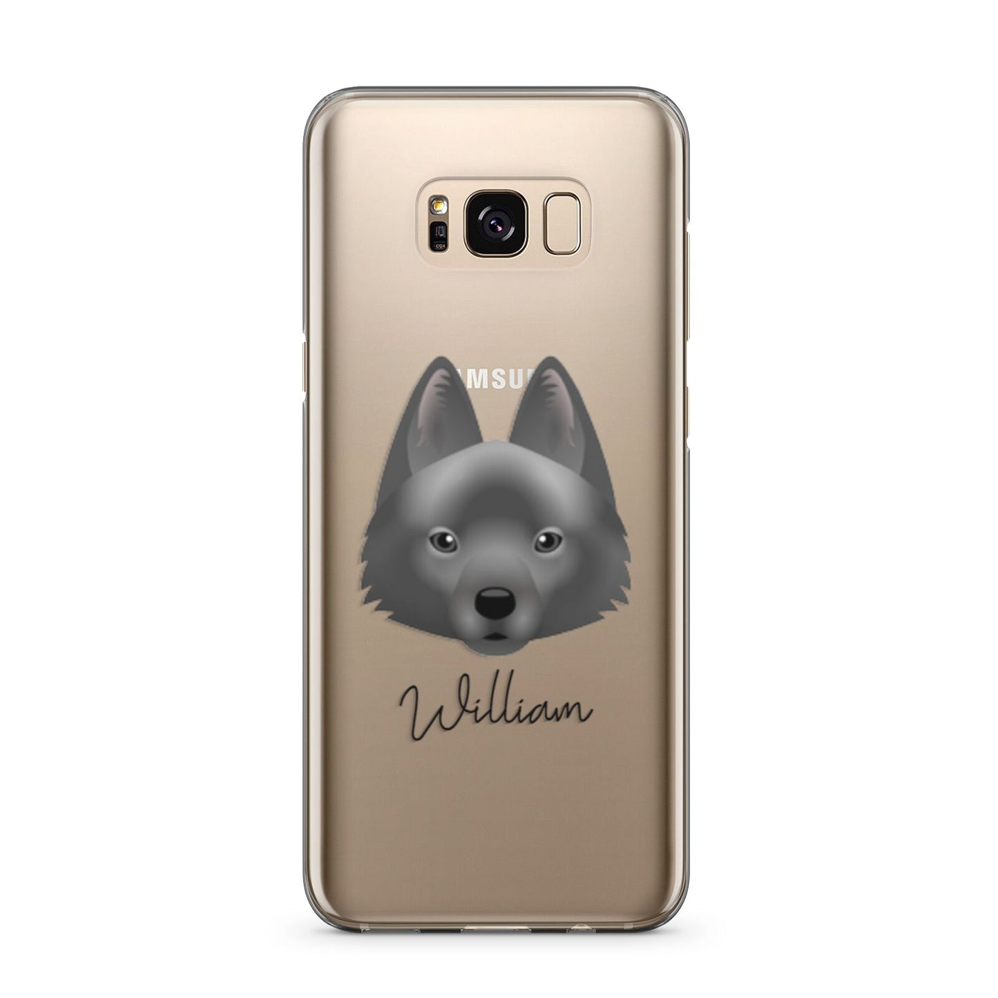 Schipperke Personalised Samsung Galaxy S8 Plus Case