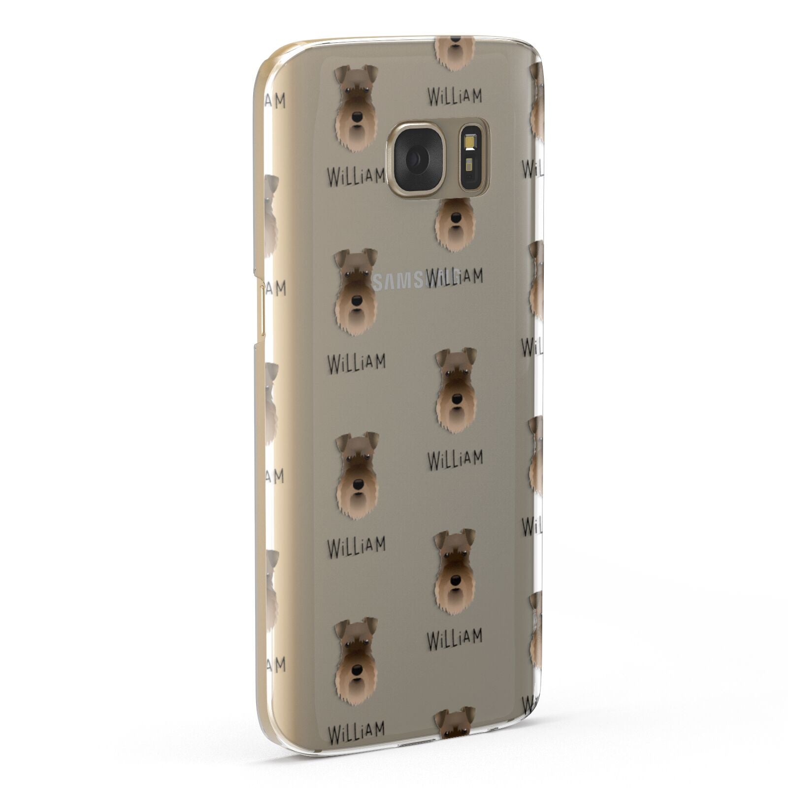 Schnauzer Icon with Name Samsung Galaxy Case Fourty Five Degrees