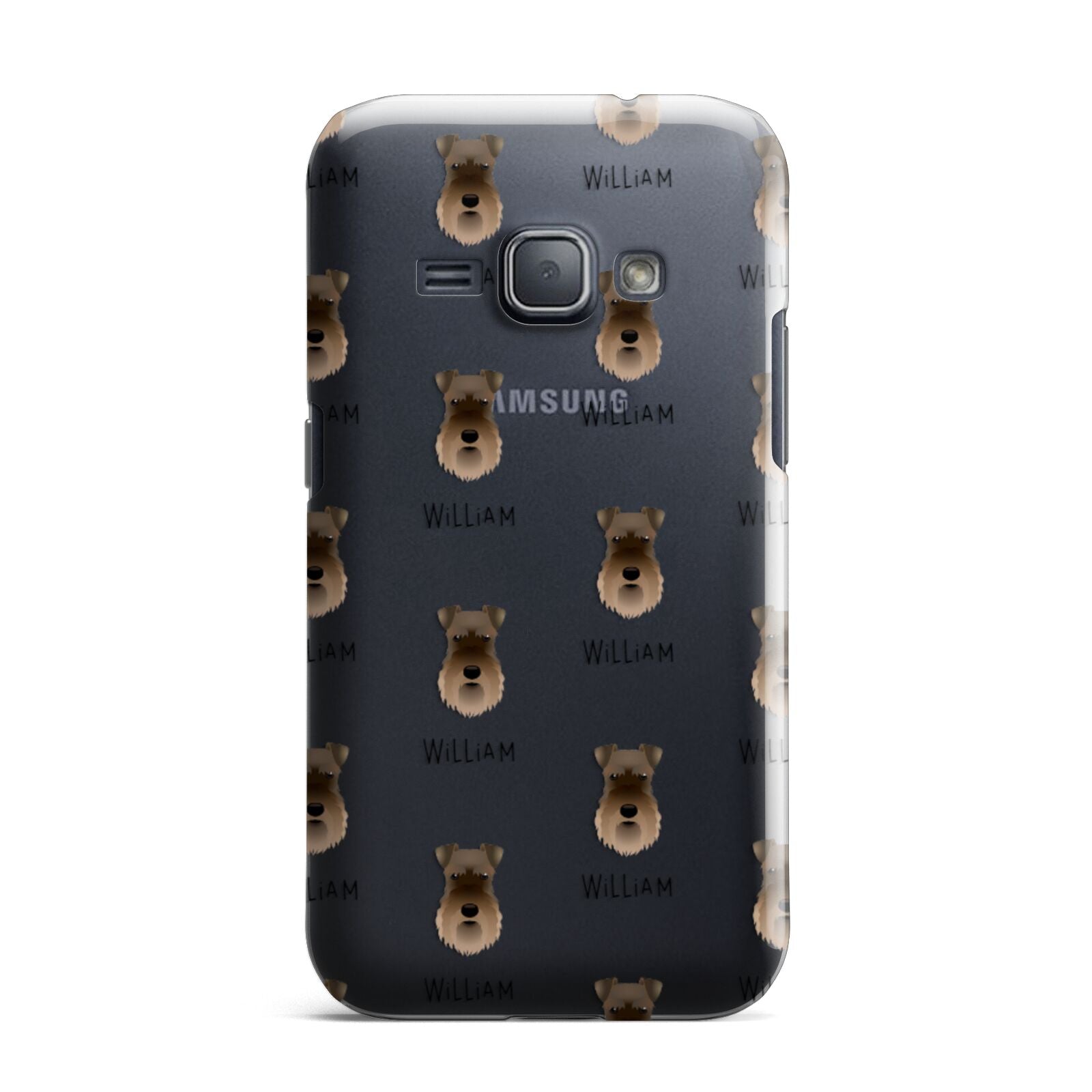 Schnauzer Icon with Name Samsung Galaxy J1 2016 Case