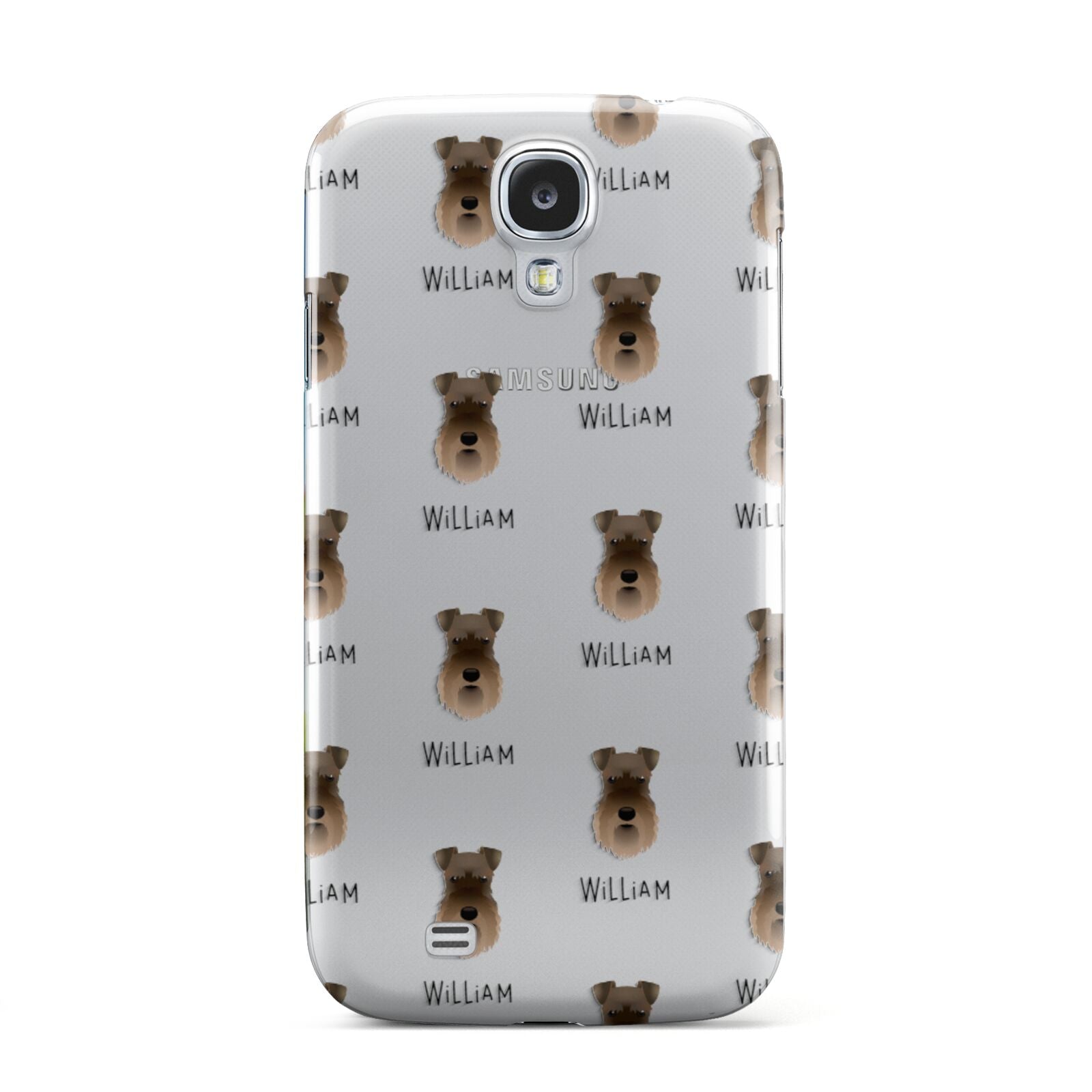 Schnauzer Icon with Name Samsung Galaxy S4 Case