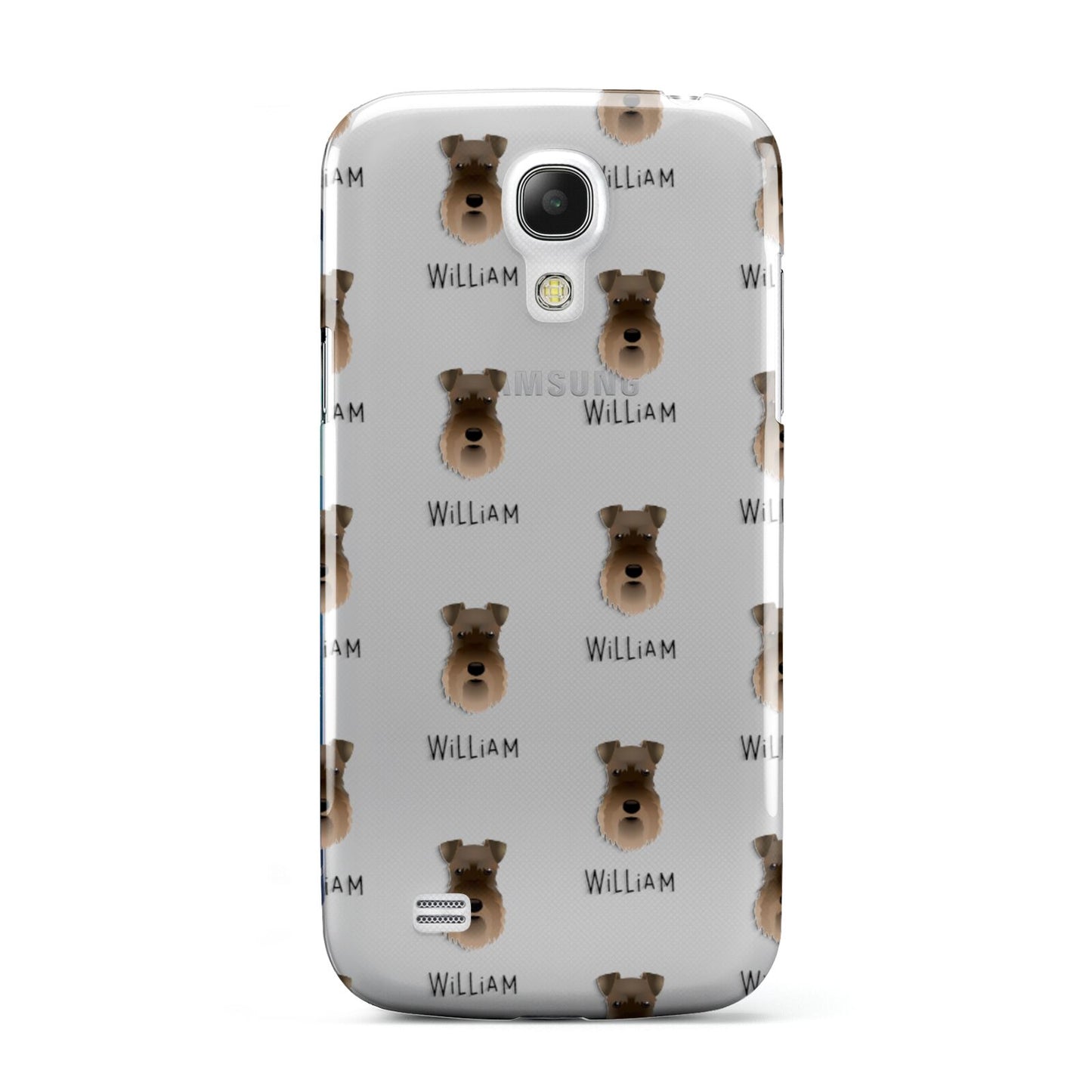 Schnauzer Icon with Name Samsung Galaxy S4 Mini Case