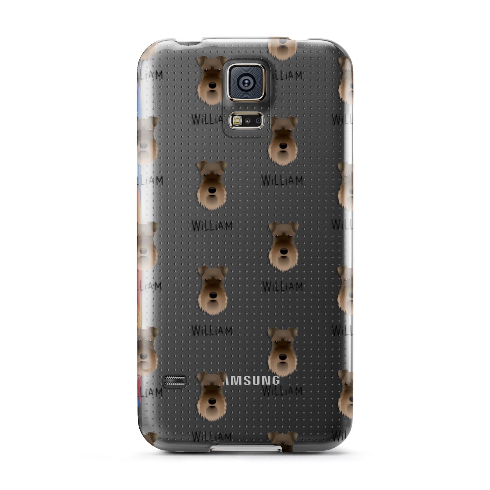 Schnauzer Icon with Name Samsung Galaxy S5 Case