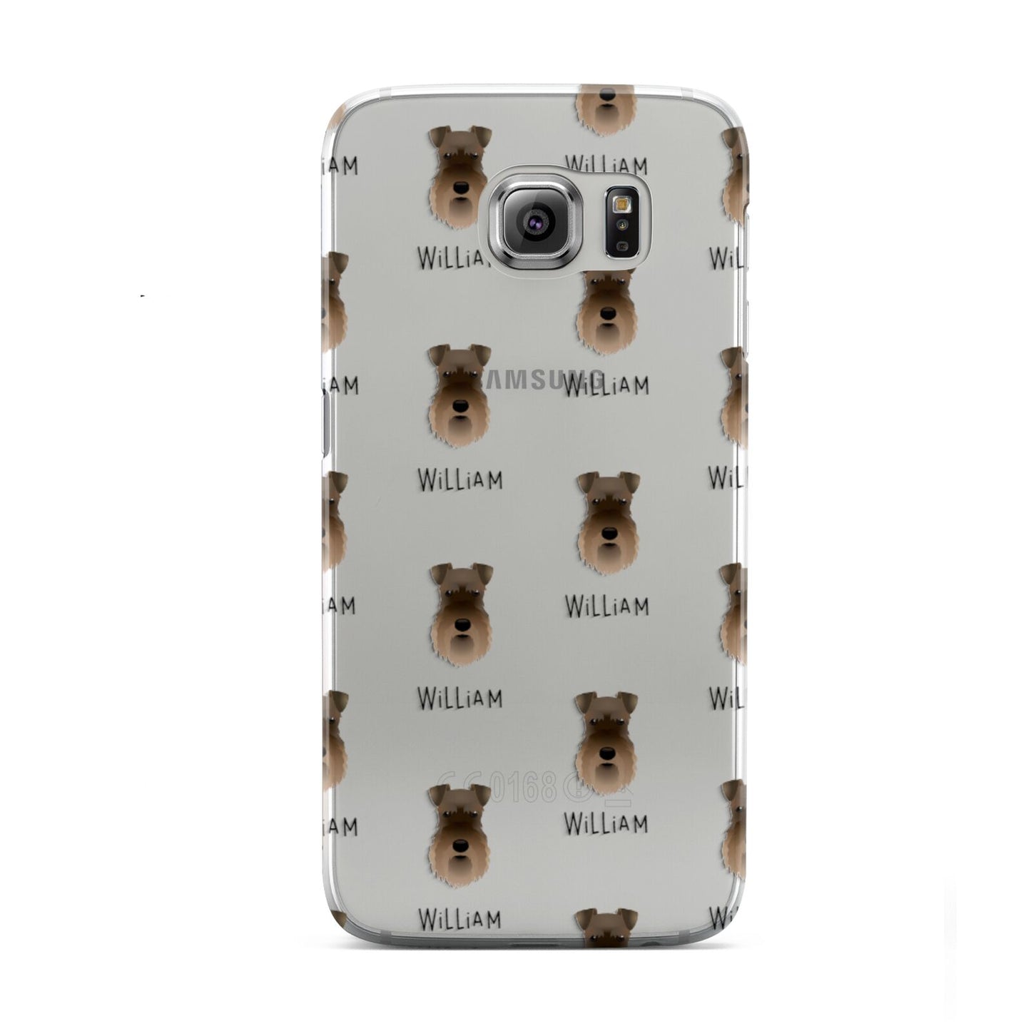 Schnauzer Icon with Name Samsung Galaxy S6 Case