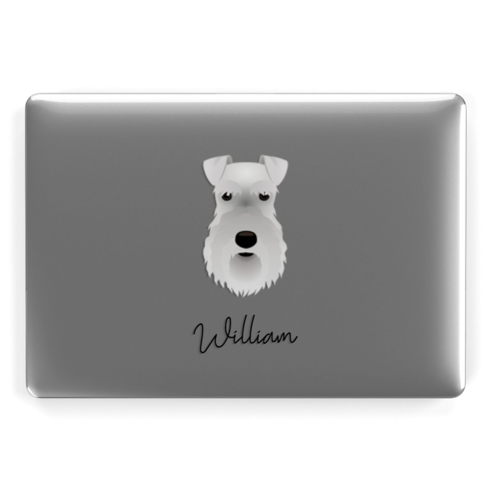 Schnauzer Personalised Apple MacBook Case