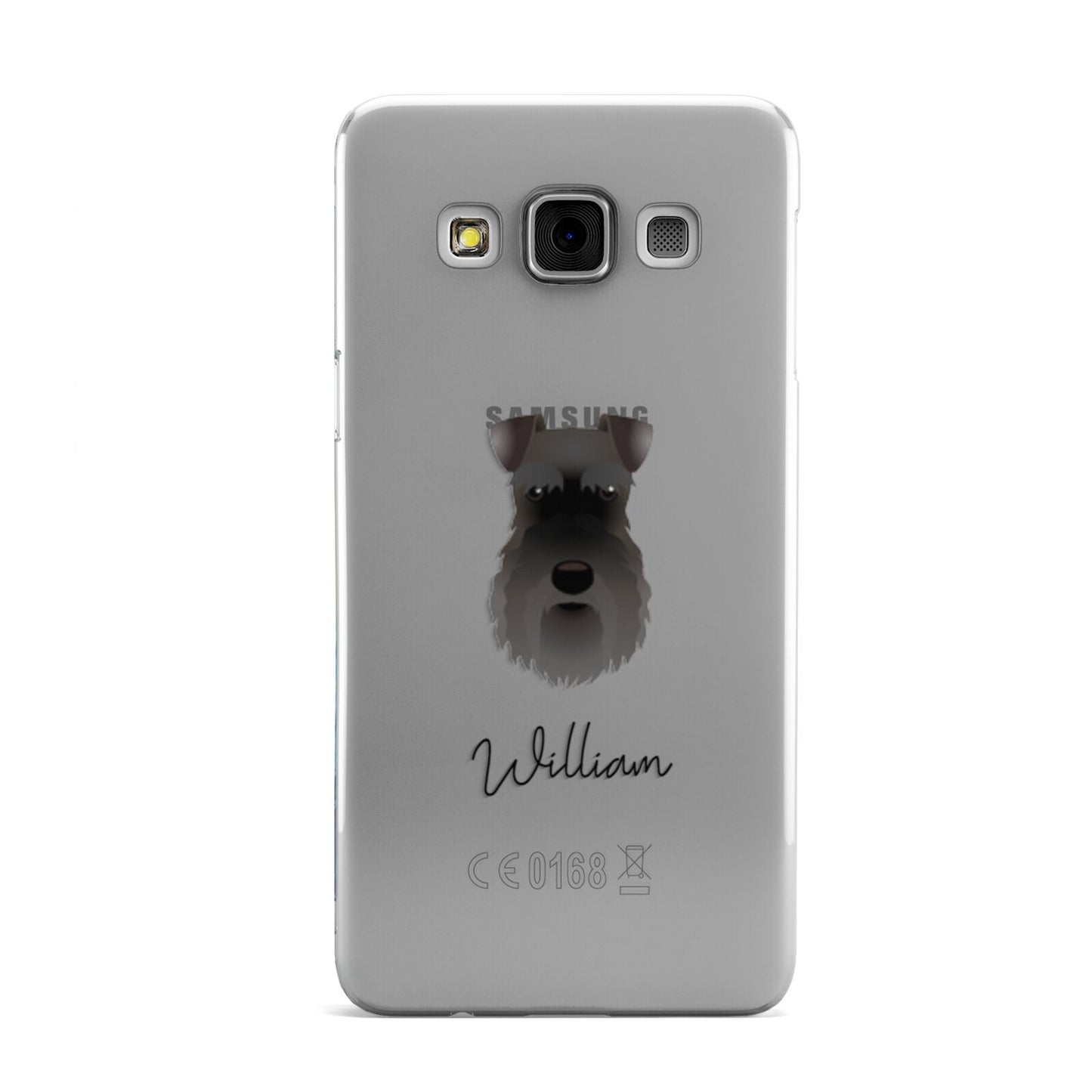 Schnauzer Personalised Samsung Galaxy A3 Case