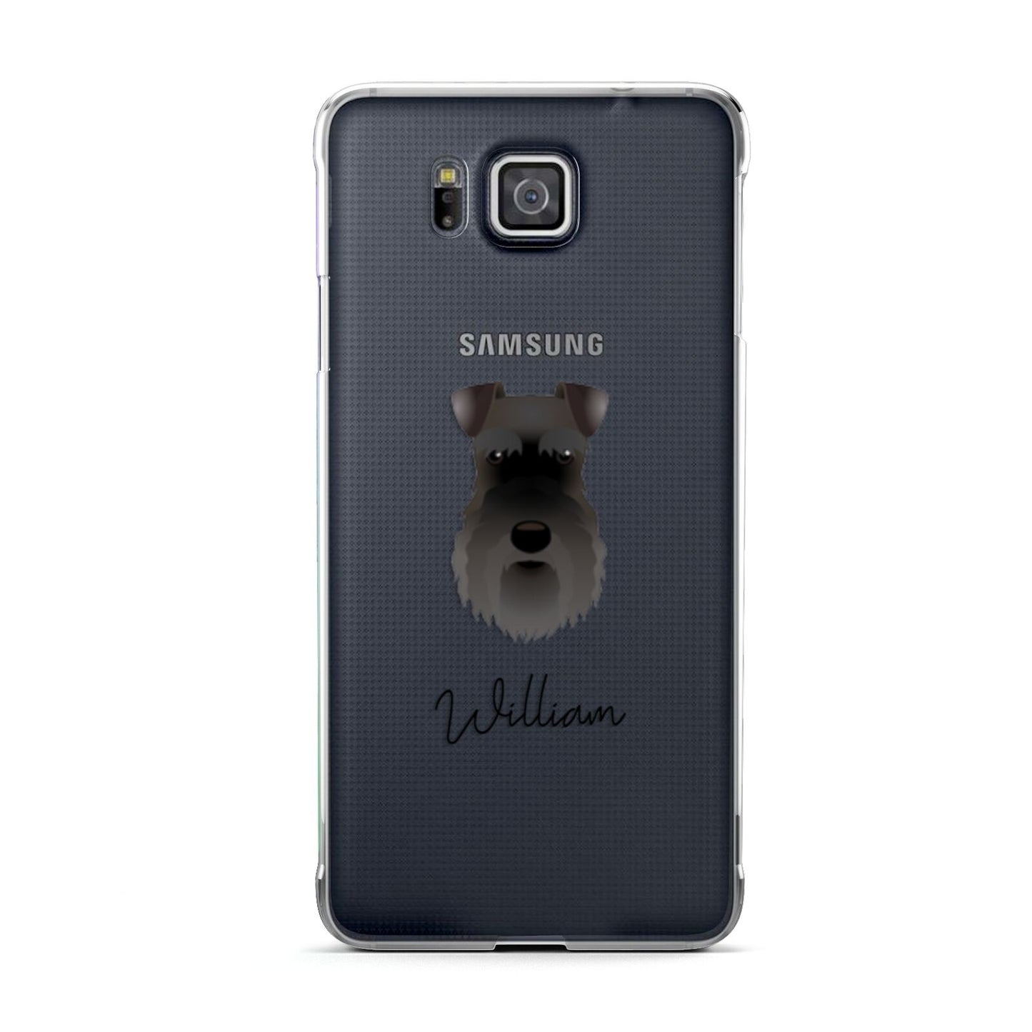 Schnauzer Personalised Samsung Galaxy Alpha Case