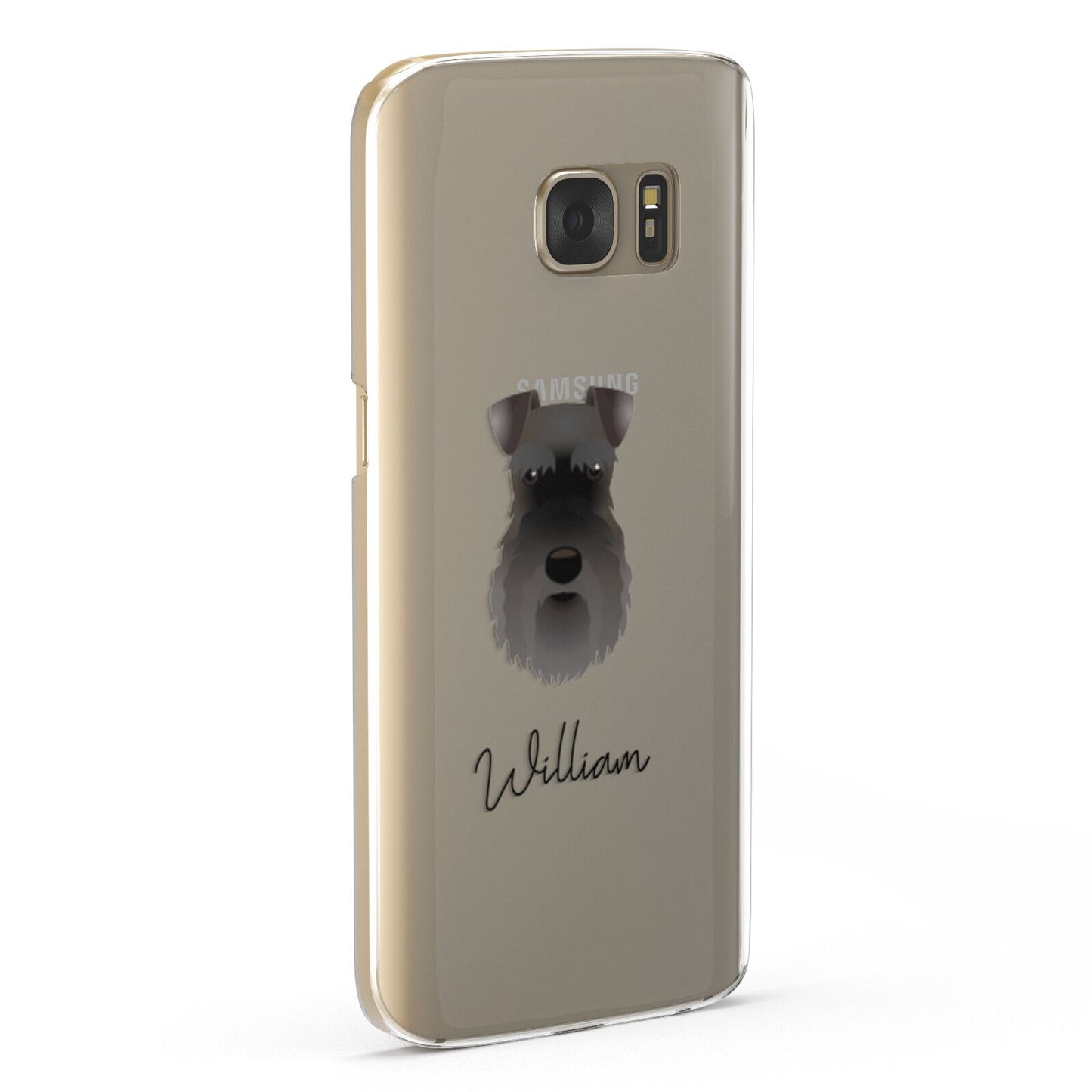 Schnauzer Personalised Samsung Galaxy Case Fourty Five Degrees