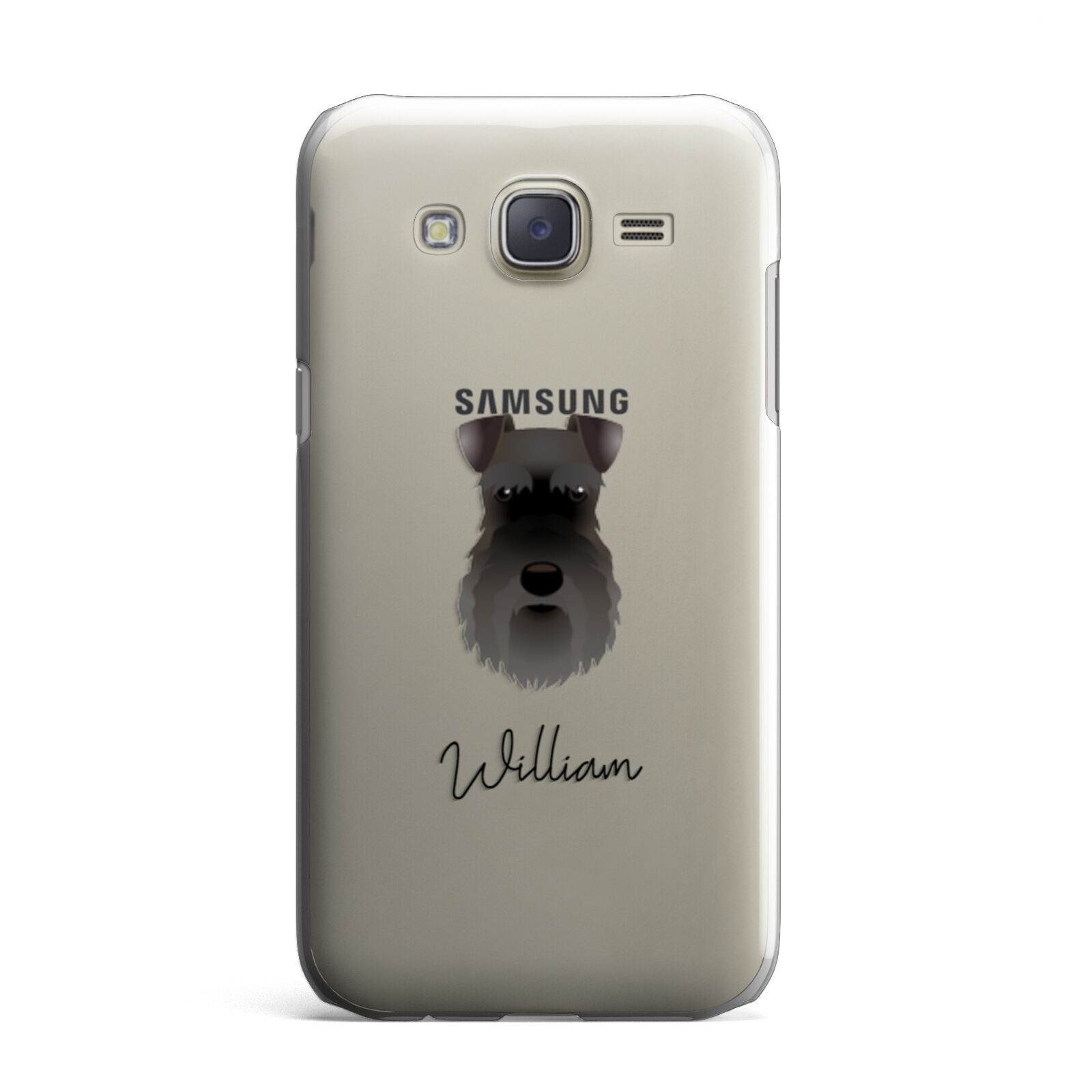 Schnauzer Personalised Samsung Galaxy J7 Case