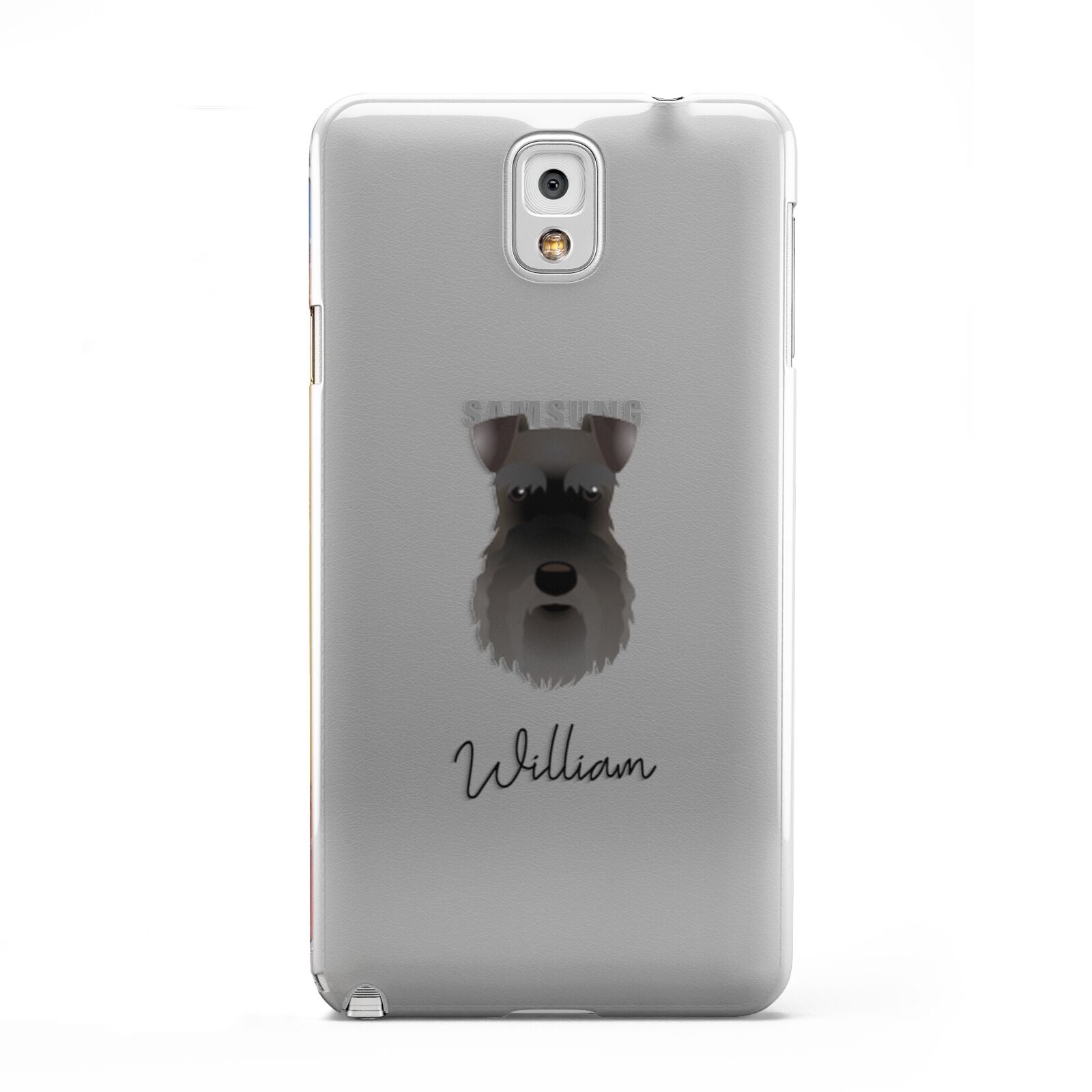 Schnauzer Personalised Samsung Galaxy Note 3 Case