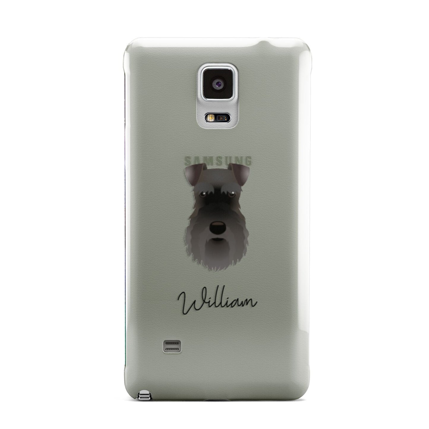 Schnauzer Personalised Samsung Galaxy Note 4 Case