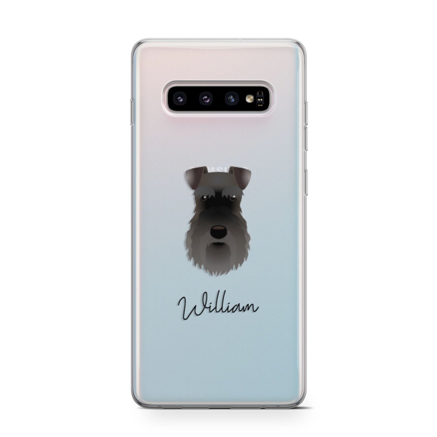 Schnauzer Personalised Samsung Galaxy S10 Case