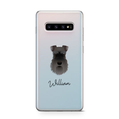 Schnauzer Personalised Samsung Galaxy S10 Case