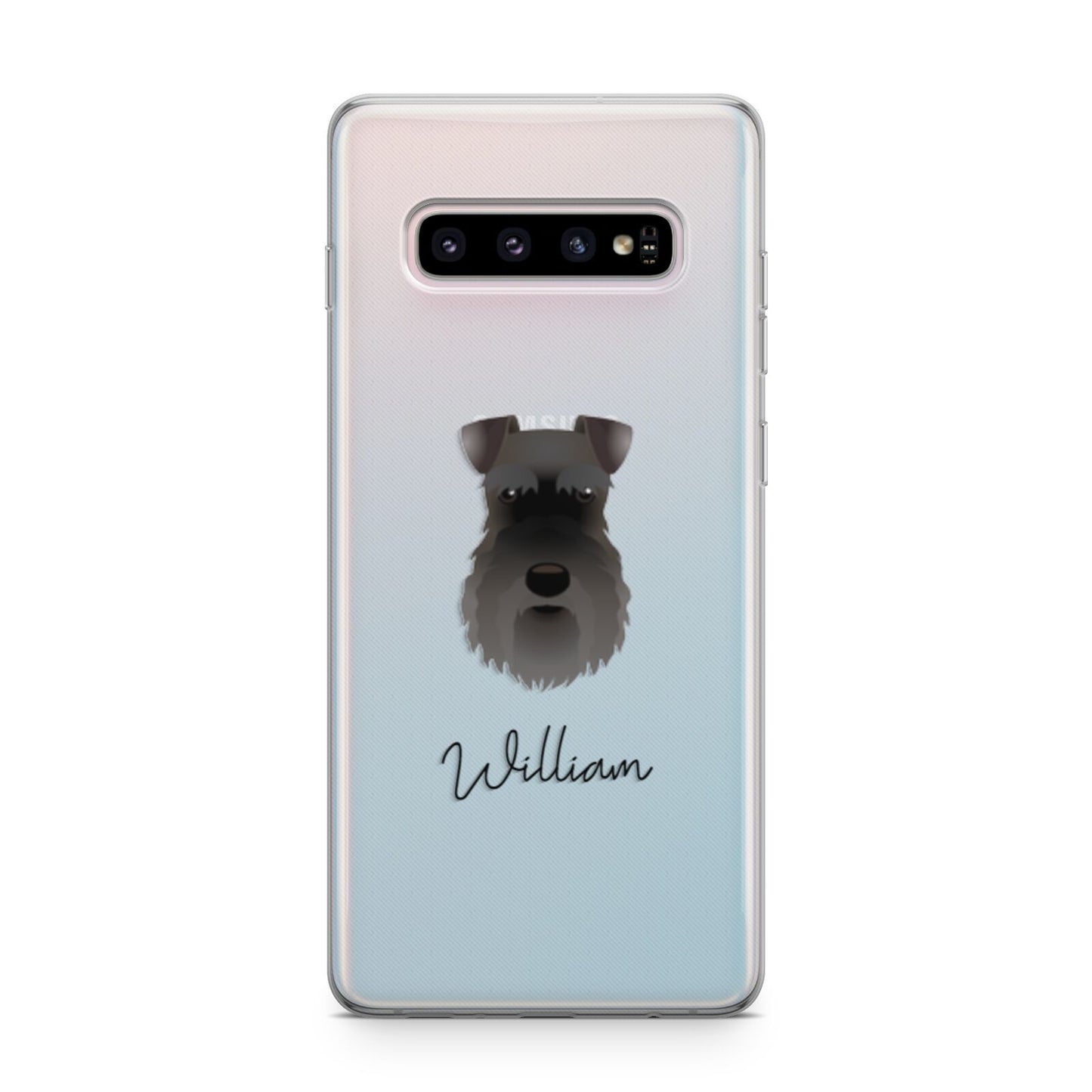 Schnauzer Personalised Samsung Galaxy S10 Plus Case