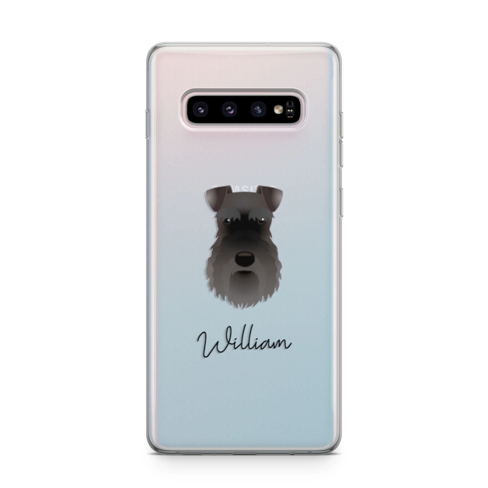 Schnauzer Personalised Samsung Galaxy S10 Plus Case