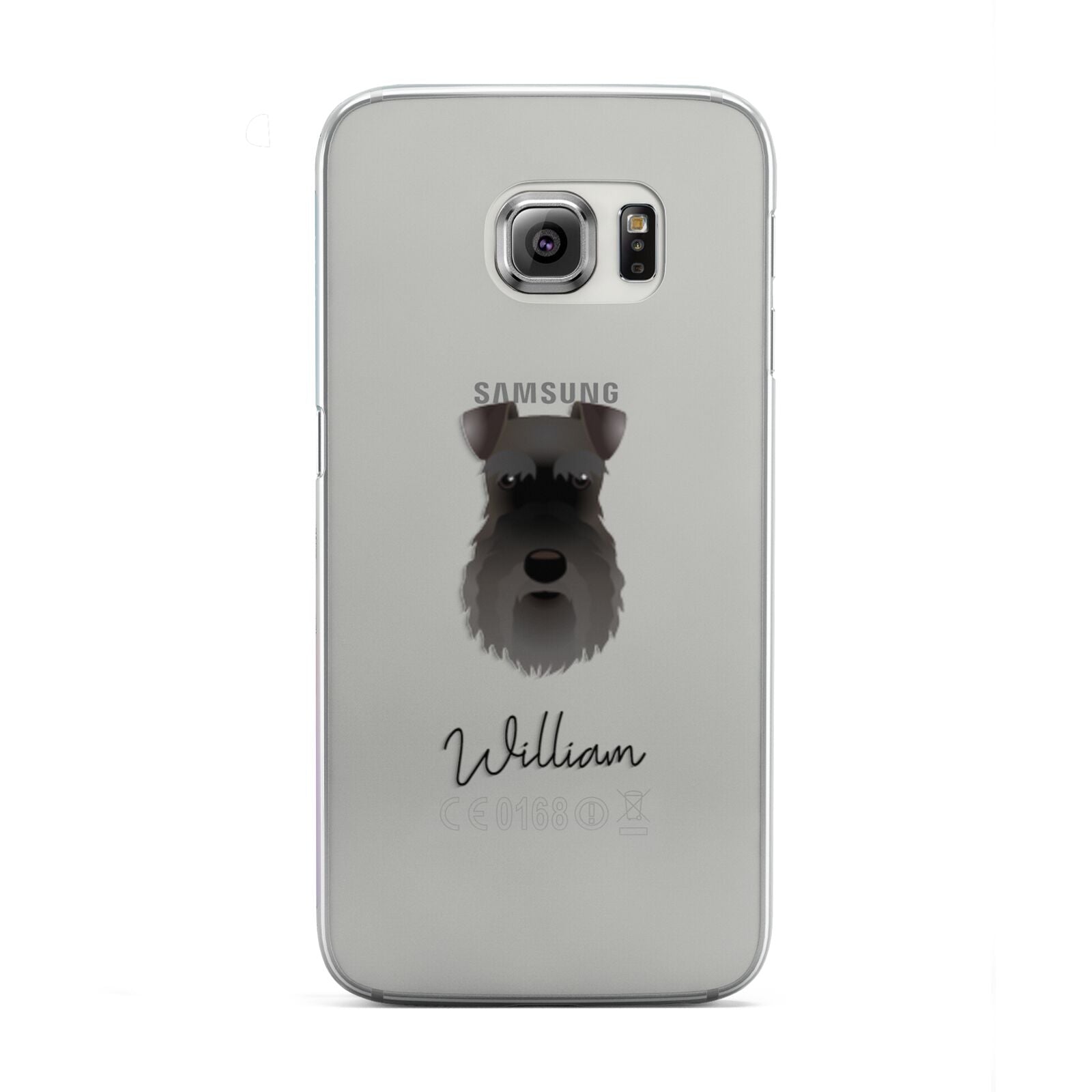 Schnauzer Personalised Samsung Galaxy S6 Edge Case