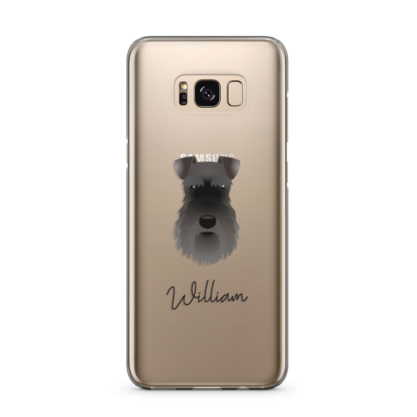 Schnauzer Personalised Samsung Galaxy S8 Plus Case